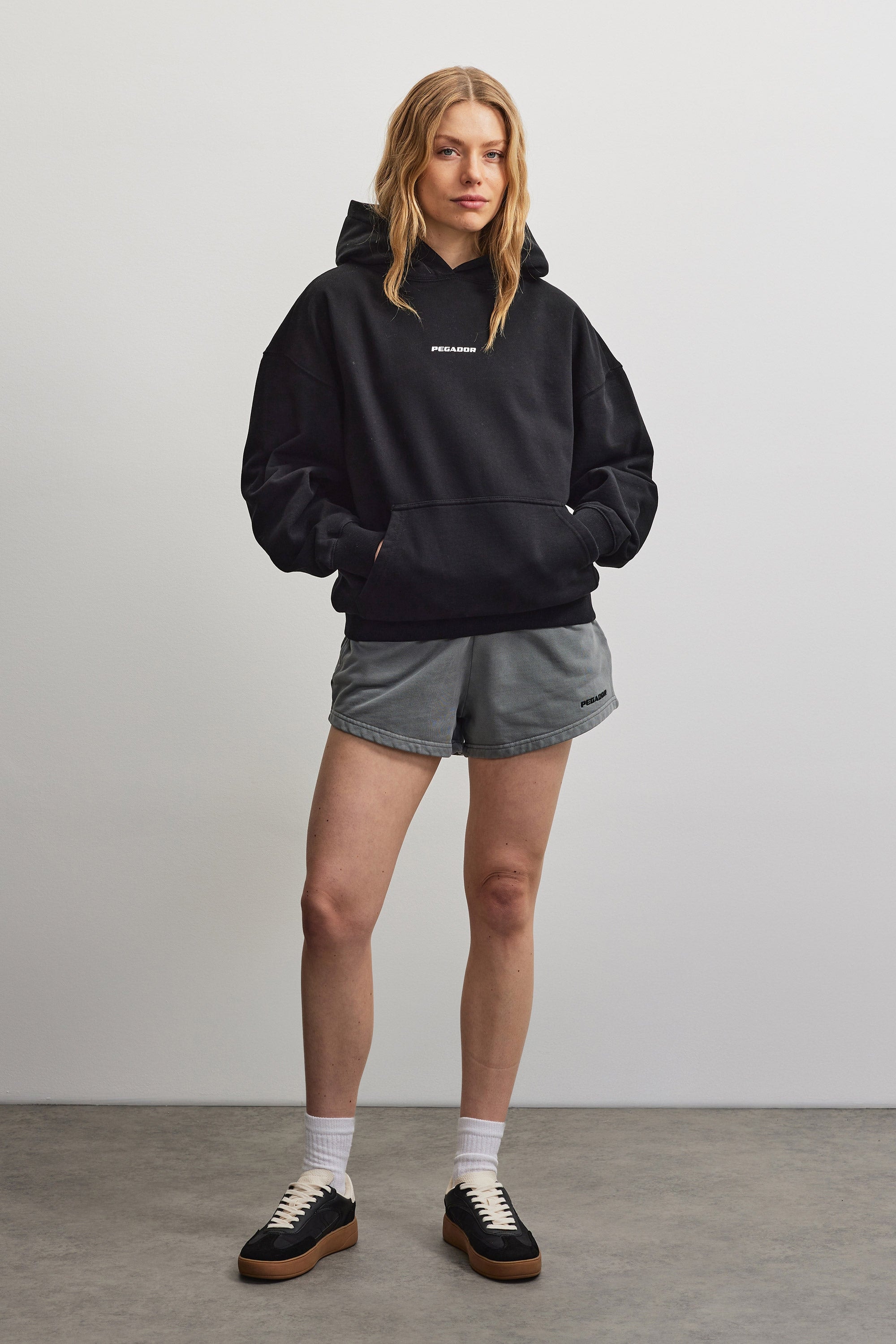 PEGADOR Kapuzensweatshirt »ATNA LOGO OVERSIZED HOODIE«, Baumwollmischung, oversize
