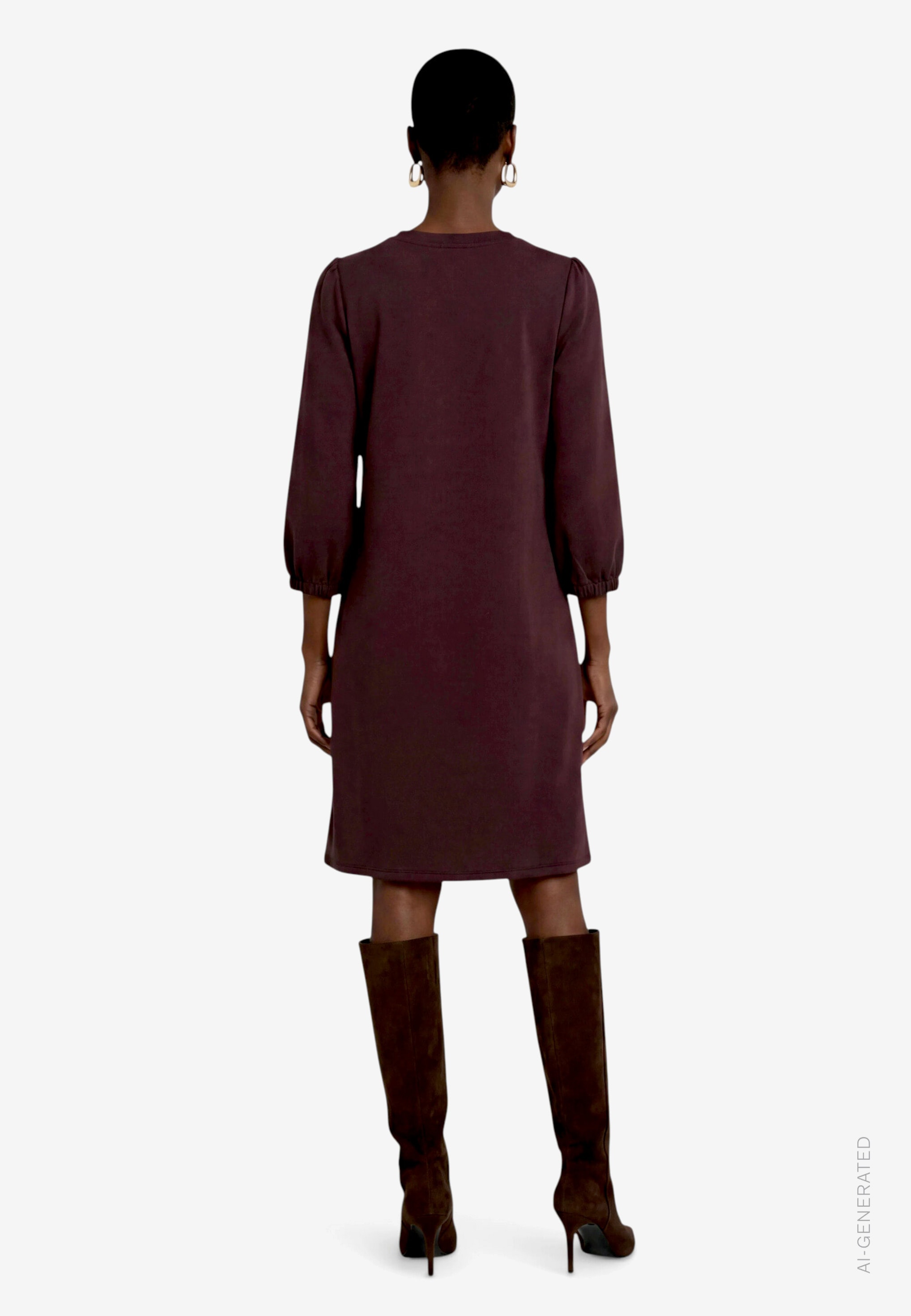 Zero Sweatkleid Ohne Taschen mit 3/4 Arm