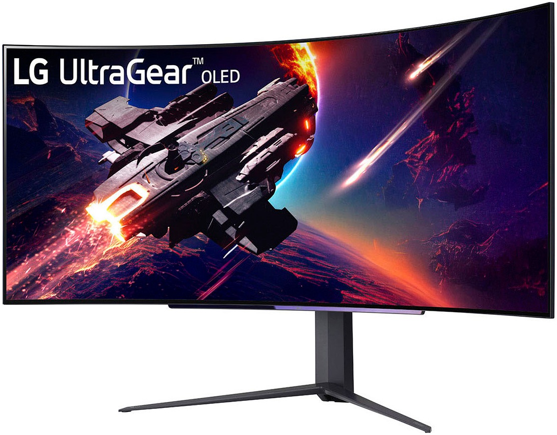 LG LED-Monitor »45GR95QE-B«, 113 cm/45 Zoll, 3440 x 1440 px, Wide Quad HD, 0,03 ms Reaktionszeit, 240 Hz