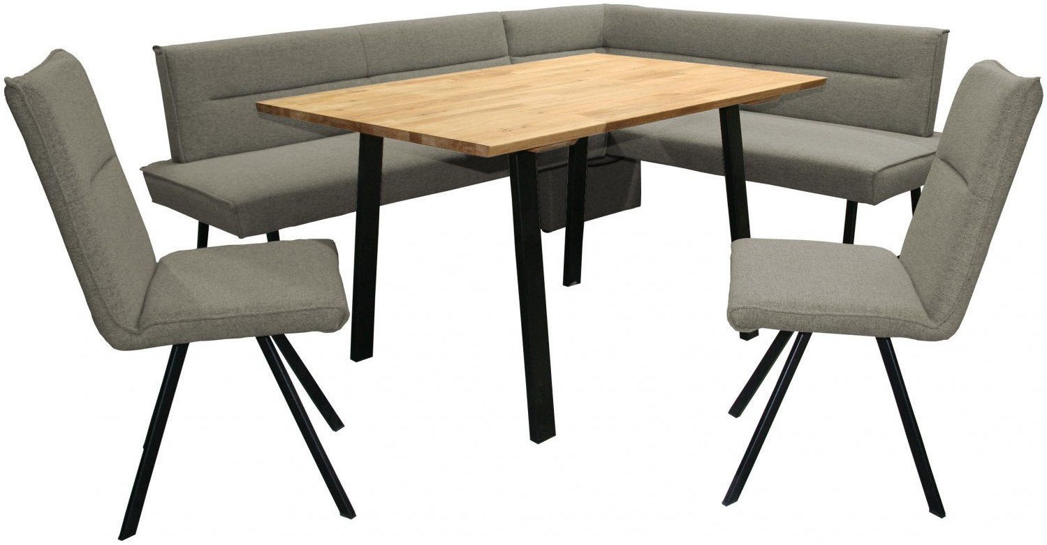 Home affaire Eckbankgruppe »Sava« Set, 4 Stk. tlg. Eckbank mit Wellenfederu günstig online kaufen