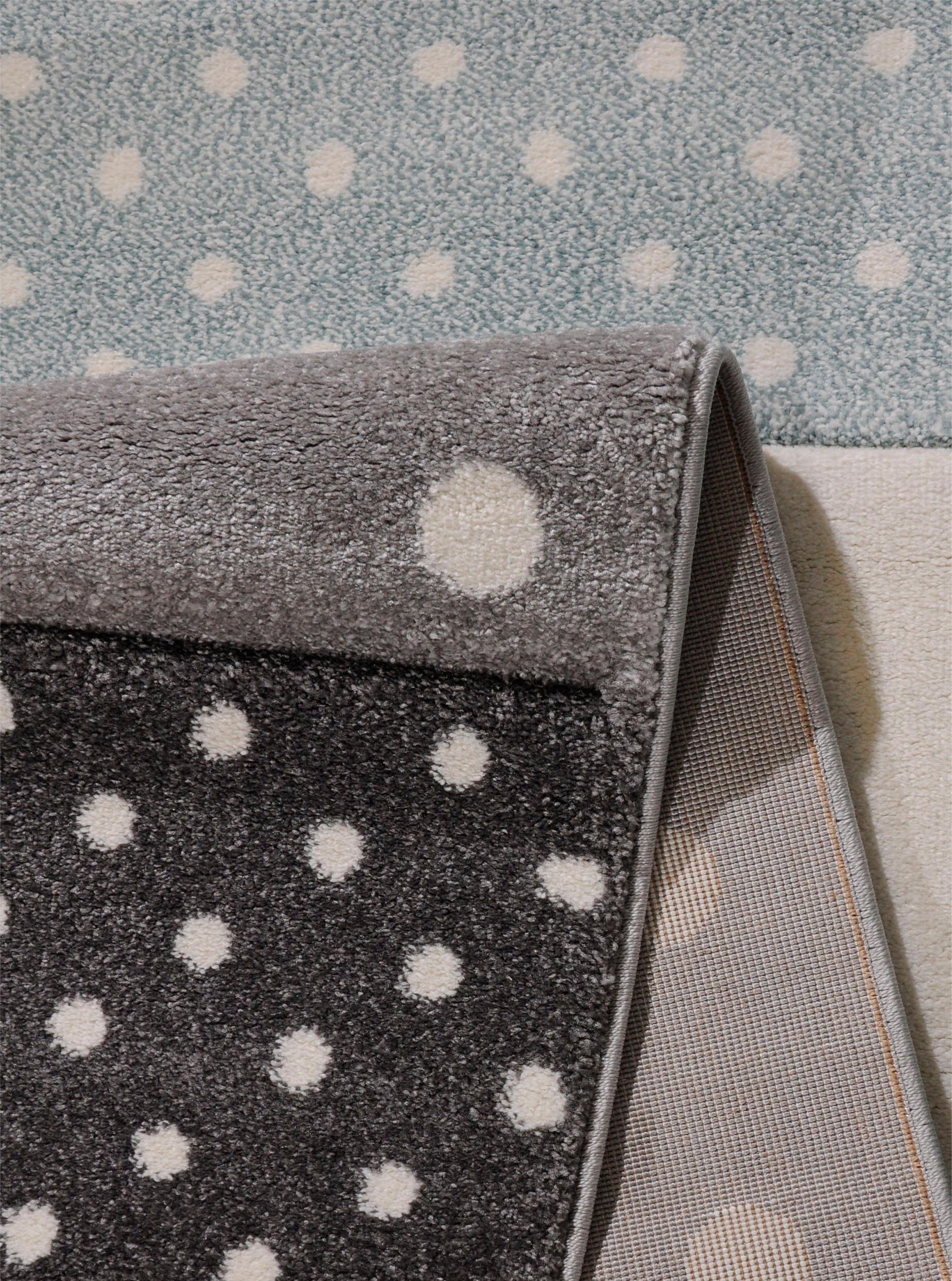 merinos Kinderteppich »Pastel Kids 20340«, rechteckig, 13 mm Höhe, Mond und Sterne, Konturenschnitt