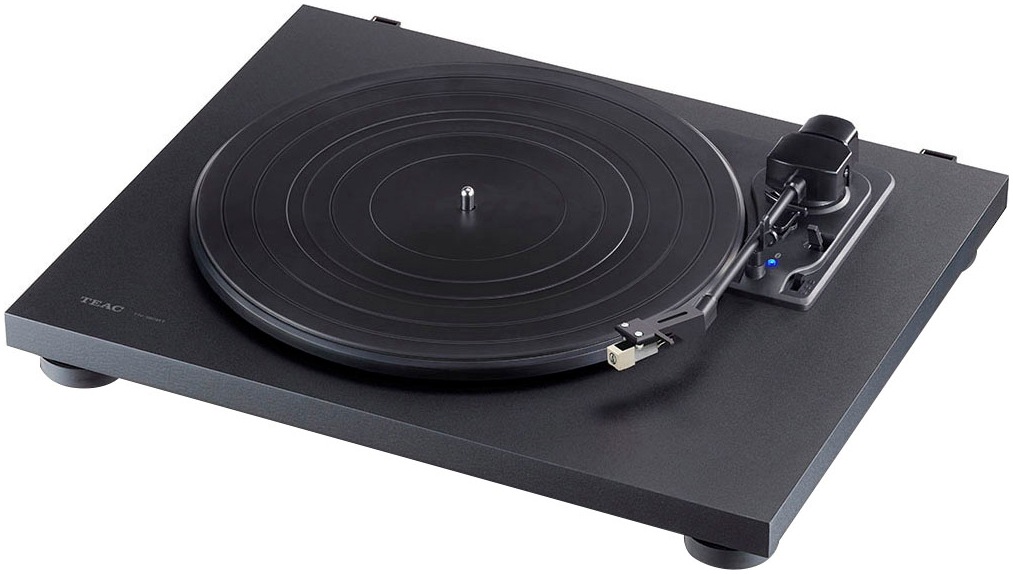 TEAC Plattenspieler schwarz Eingebauter Bluetooth Sender für BT Lautsprecher oder Kopfhörer