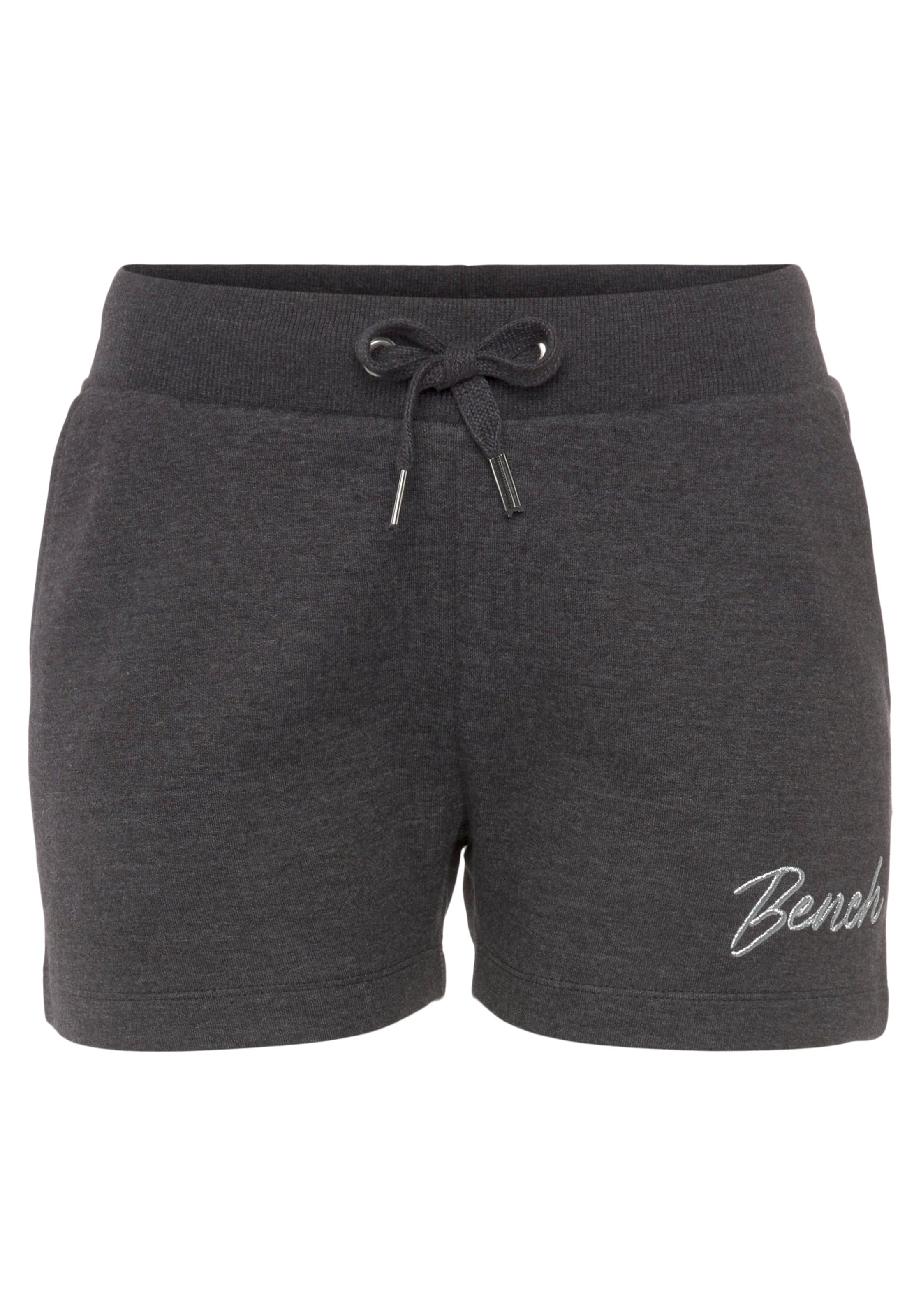 Bench. Loungewear Relaxshorts, mit kleiner glänzenden Logostickerei, Loungewear