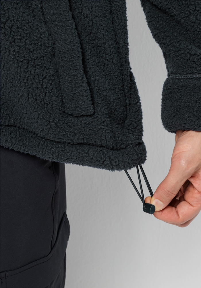 Jack Wolfskin Fleecejacke »FELSLICHT HOODED JKT M«, mit Kapuze