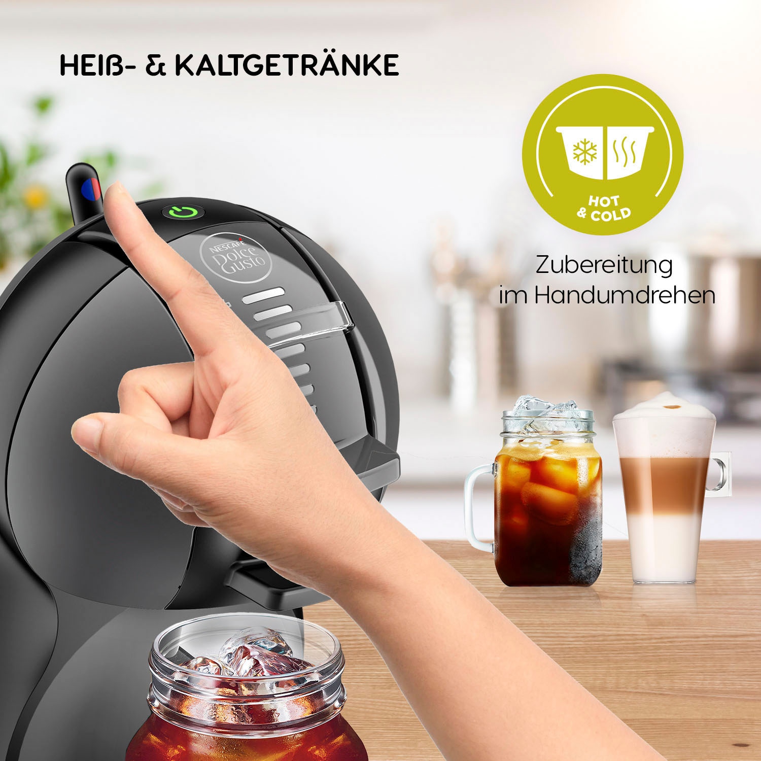 NESCAFÉ® Dolce Gusto® & Play Select-Funktion, »KP1208 Crema, Me«, Kapselmaschine samtige Abschaltung bestellen Mini automatische