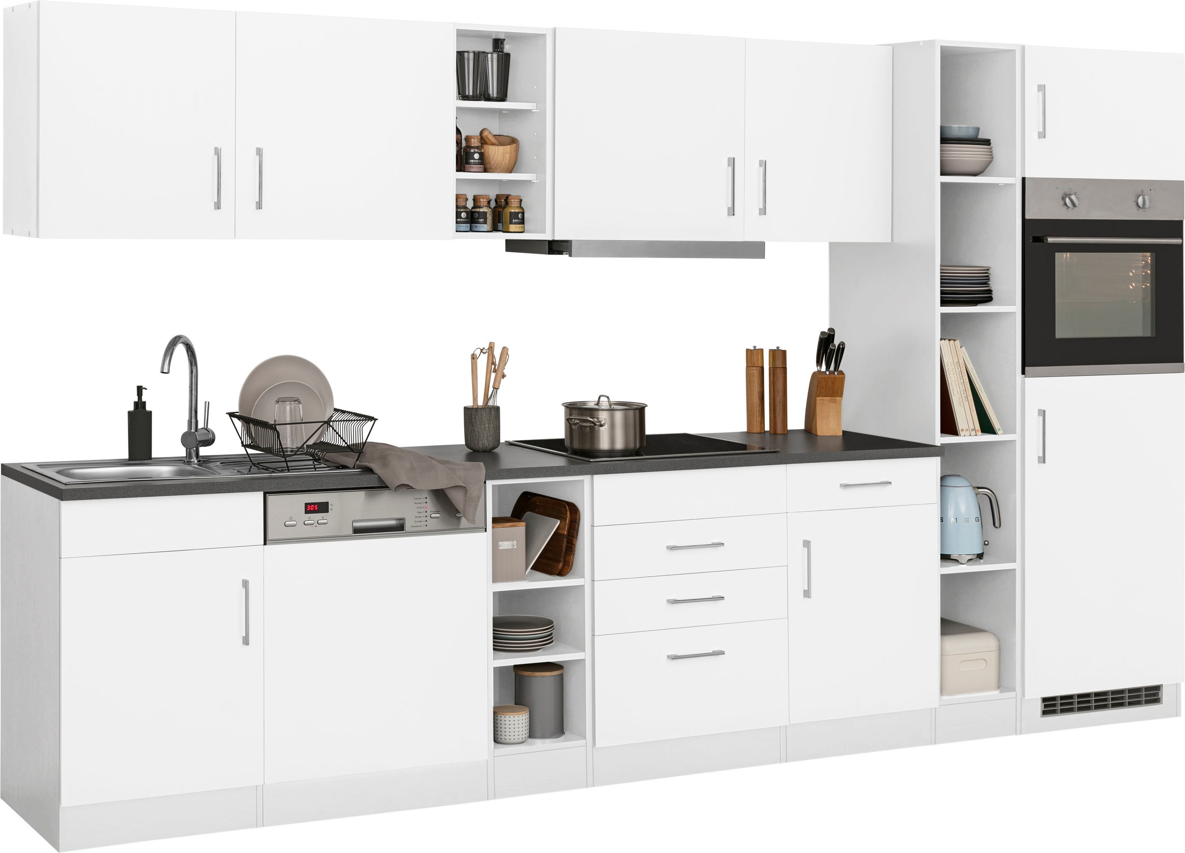 KOCHSTATION Küchenzeile »KS-Paris – Küchen mit einzigartigen Fotomotiven au günstig online kaufen