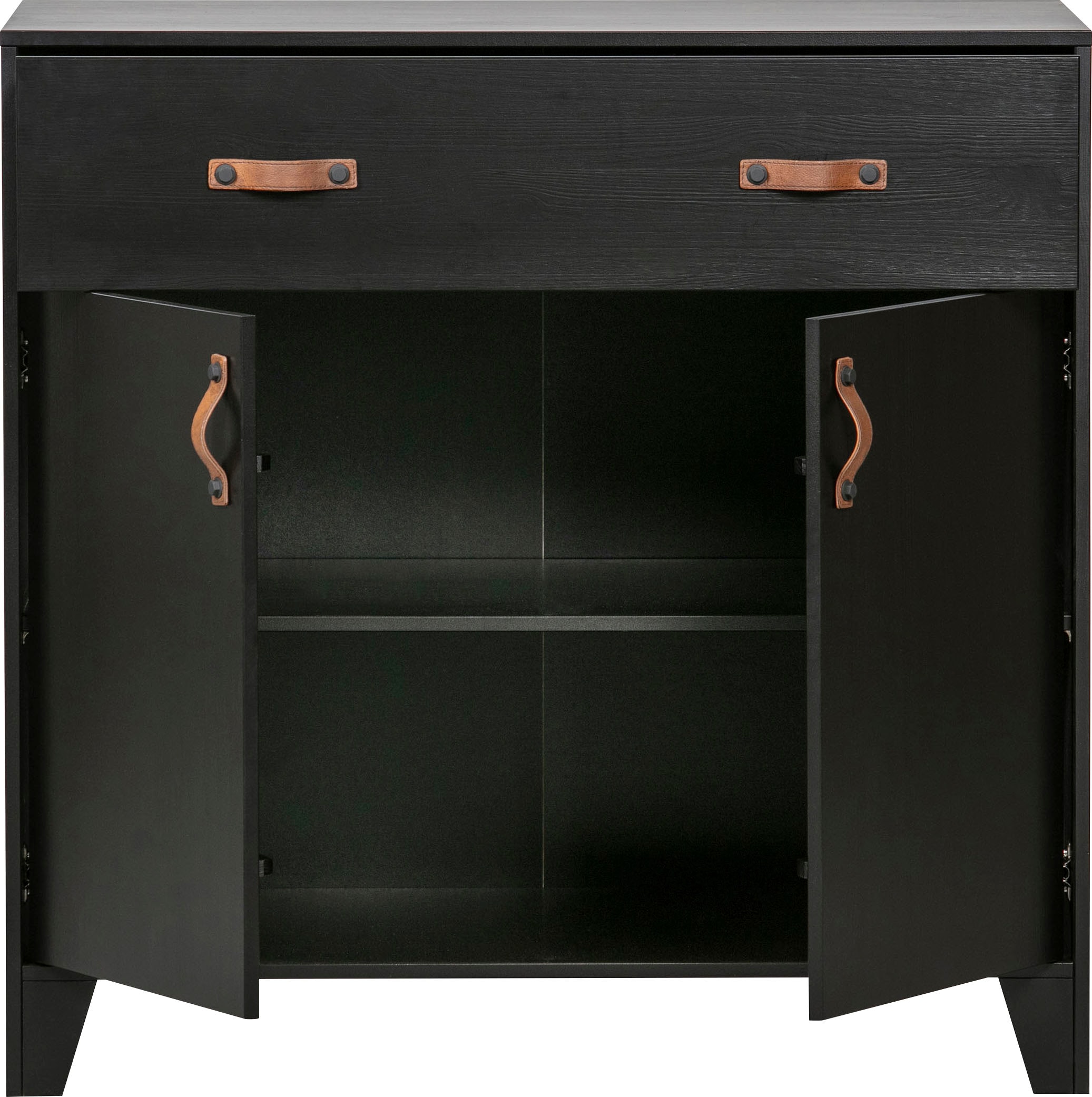 WOOOD Kommode »Dian«, aus Schwarzkiefer, Breite 94 cm x Höhe 93 cm