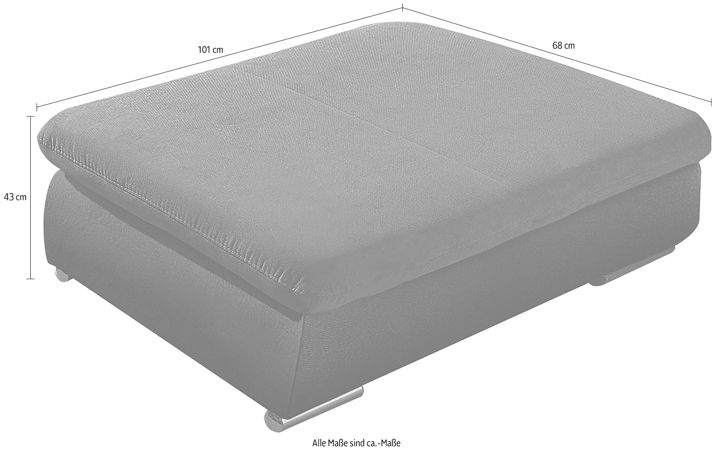 sit&more Polsterhocker »Valantine«, individuell zum Kombinieren