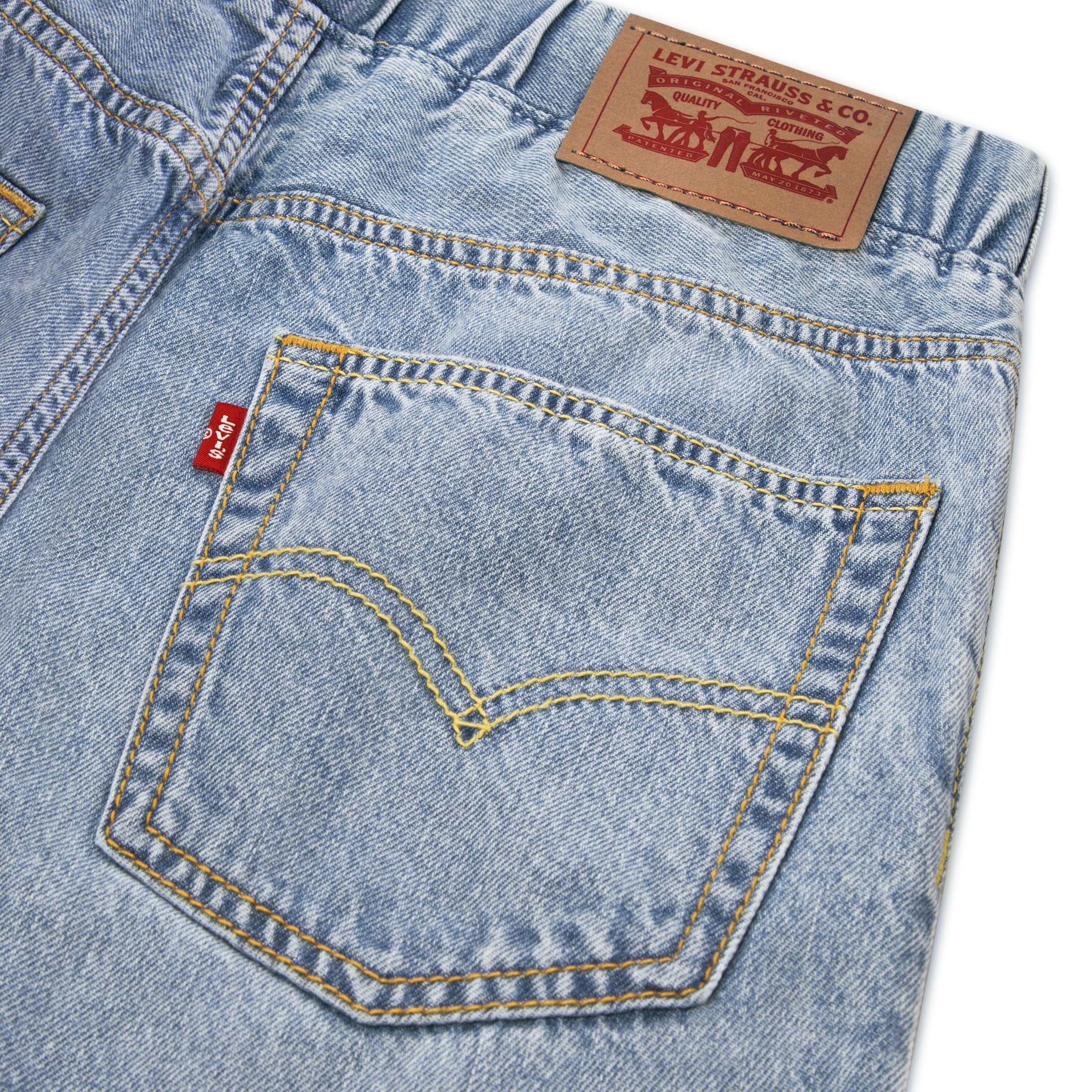 Levi's® Kids Loose-fit-Jeans »LVB PULL ON STAY LOOSE TAPER J« im Five-Pocket Style
