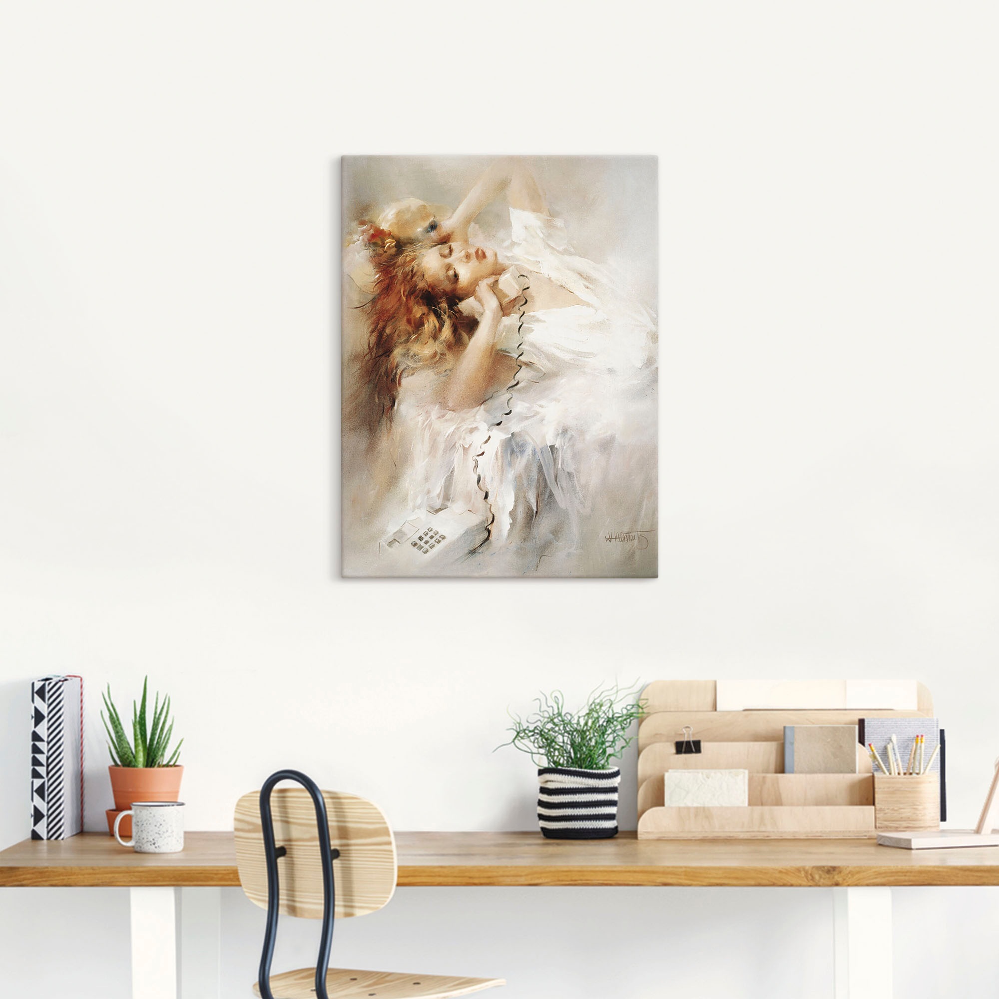 Artland Wandbild »Hoffnungsvoll«, Frau, (1 St.), als Leinwandbild, Poster in verschied. Größen