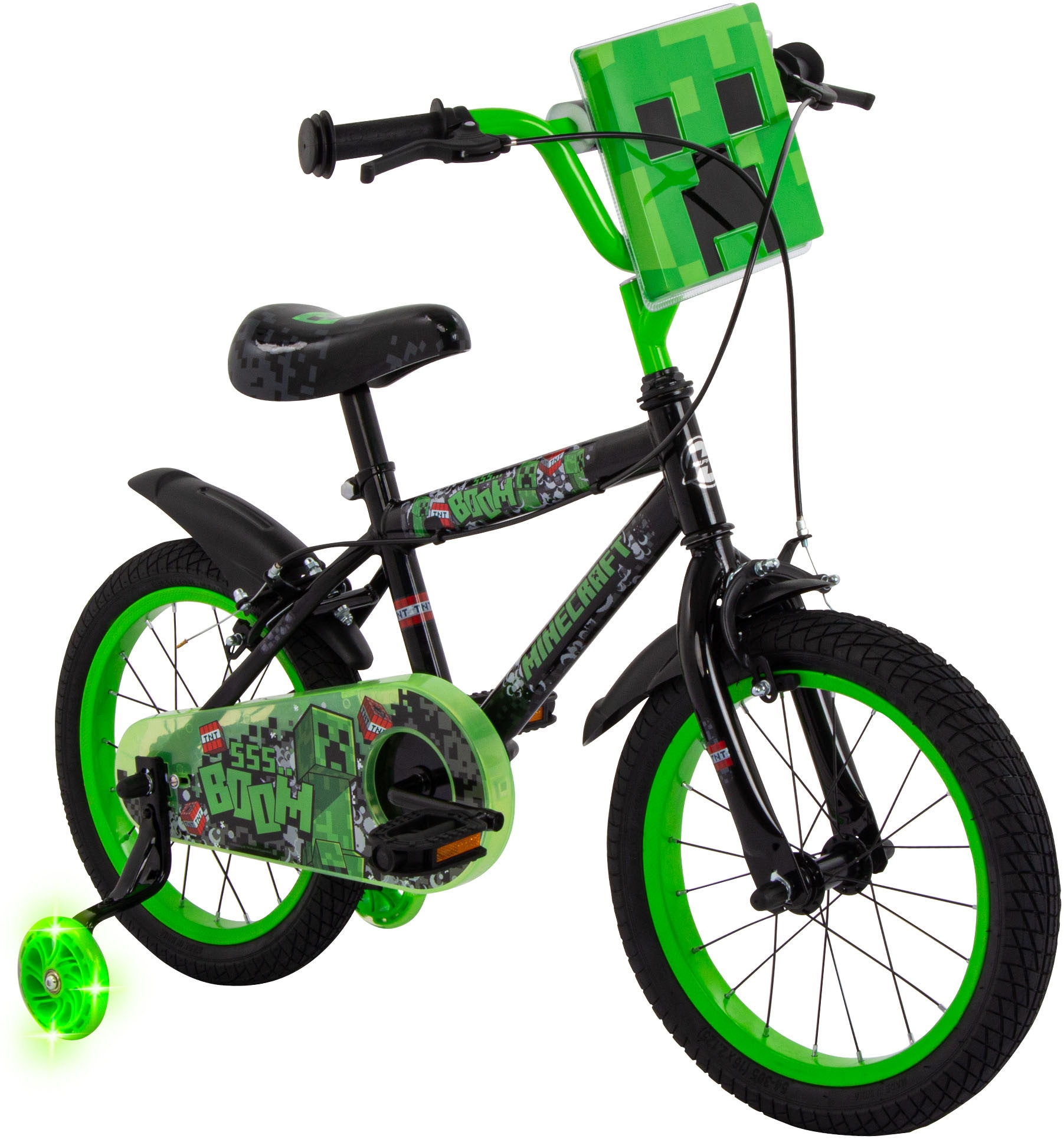 Huffy Kinderfahrrad »Minecraft Kinder 16 Zoll Fahrrad«