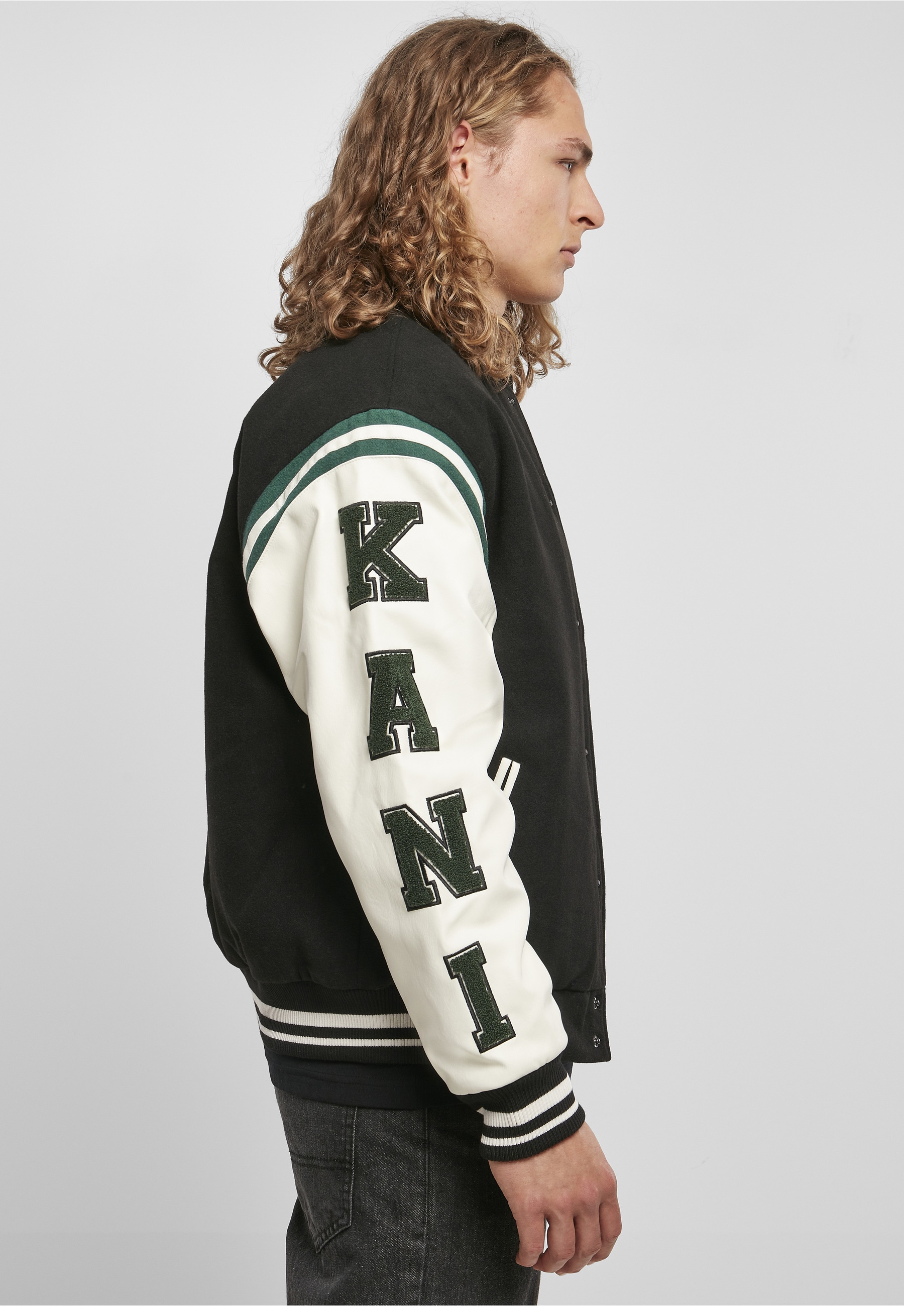 Karl Kani Allwetterjacke »Karl Kani Herren KM223-075-2 OG College Jacket« 1 Stk. tlg. ohne Kapuze