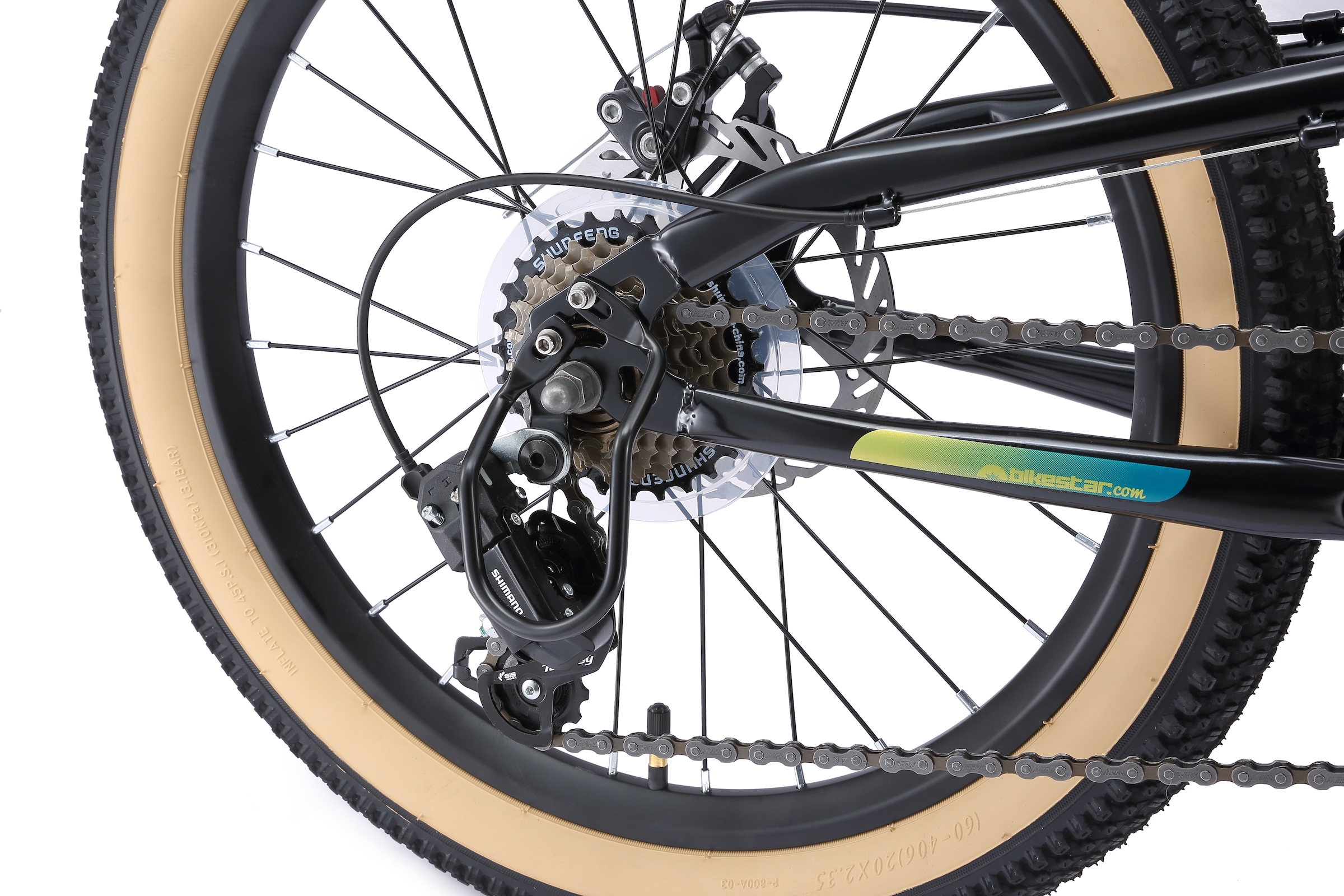 Bikestar Jugendfahrrad 7 Gang Shimano RD-TY21 Schaltwerk Kettenschaltung