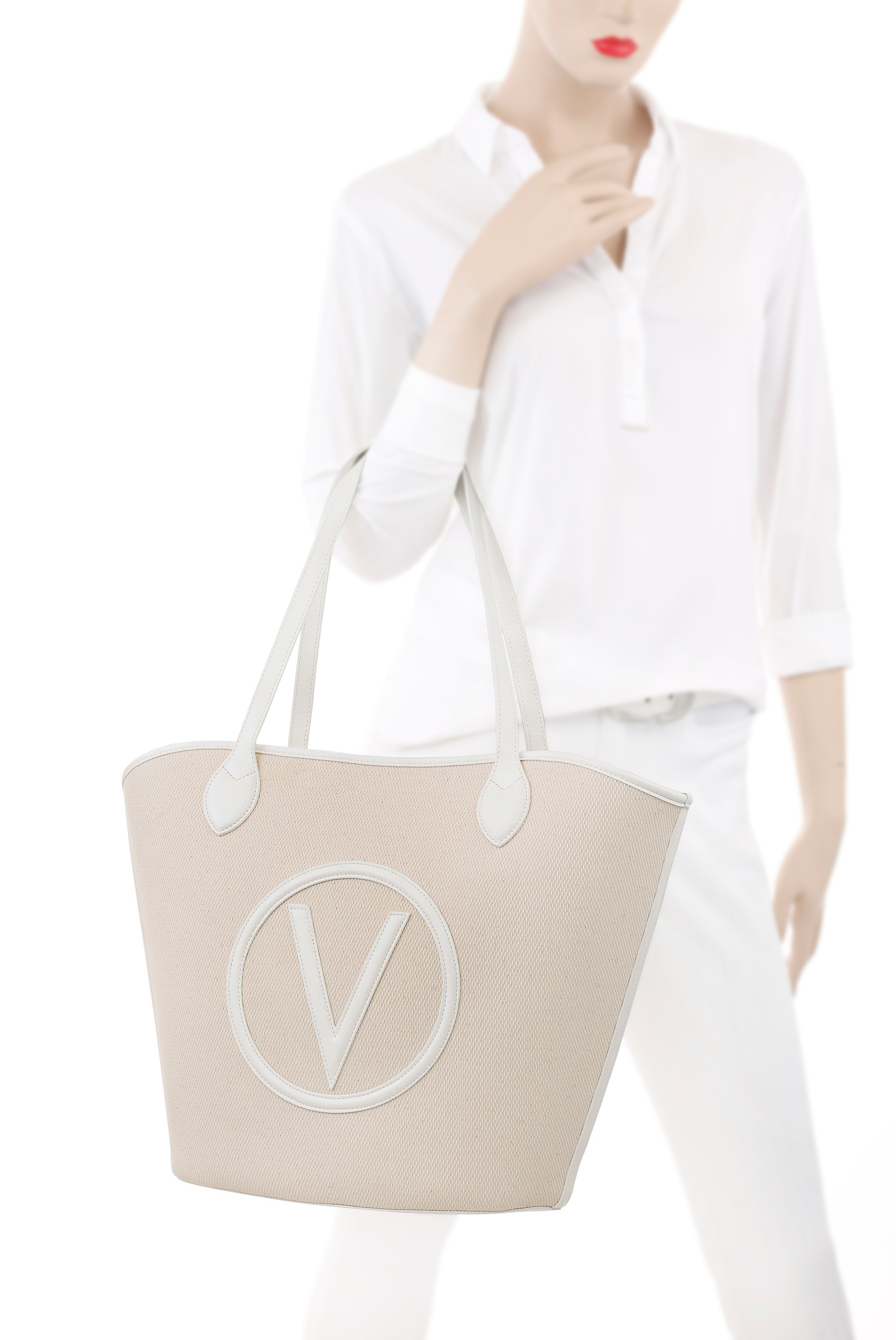 VALENTINO BAGS Shopper »SHOPPING COVENT«, (Set, 2 tlg.), Henkeltasche, Handtasche Damen, Schultertasche