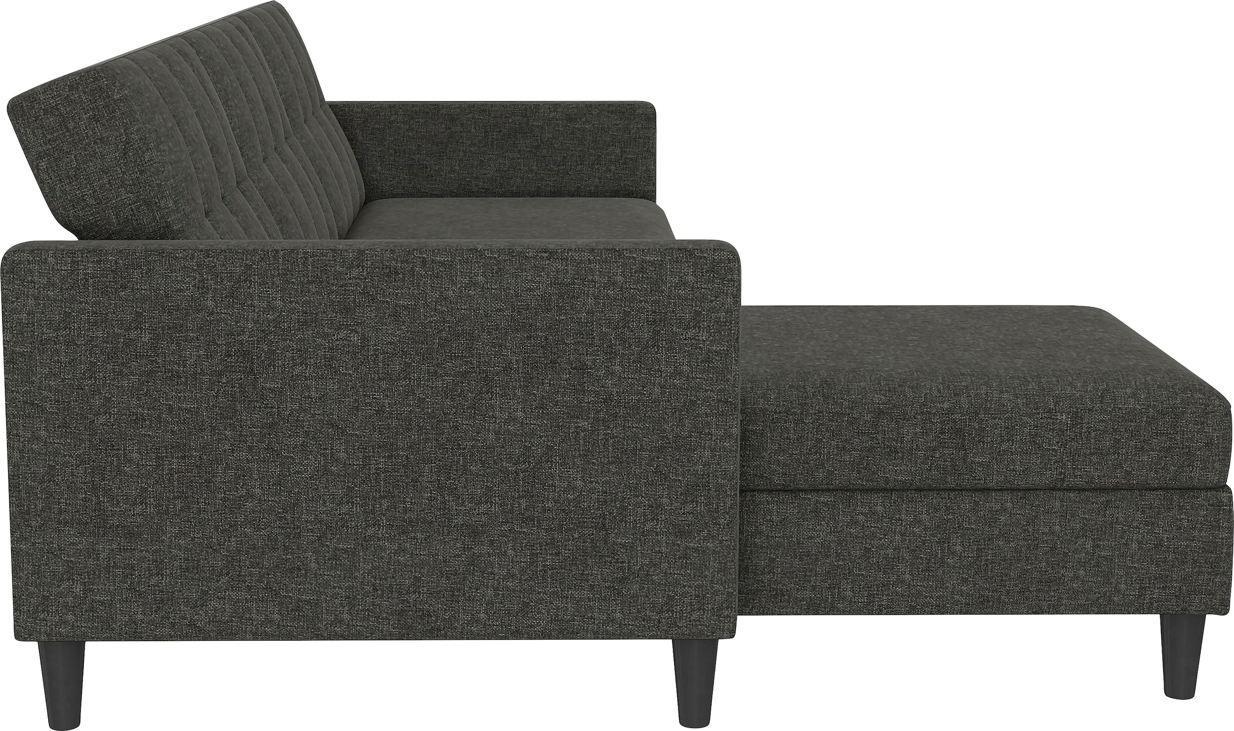 Dorel Home Ecksofa »Hartford II«, mit Bettfunktion und Stauraum, Recamiere beidseitig montierbar