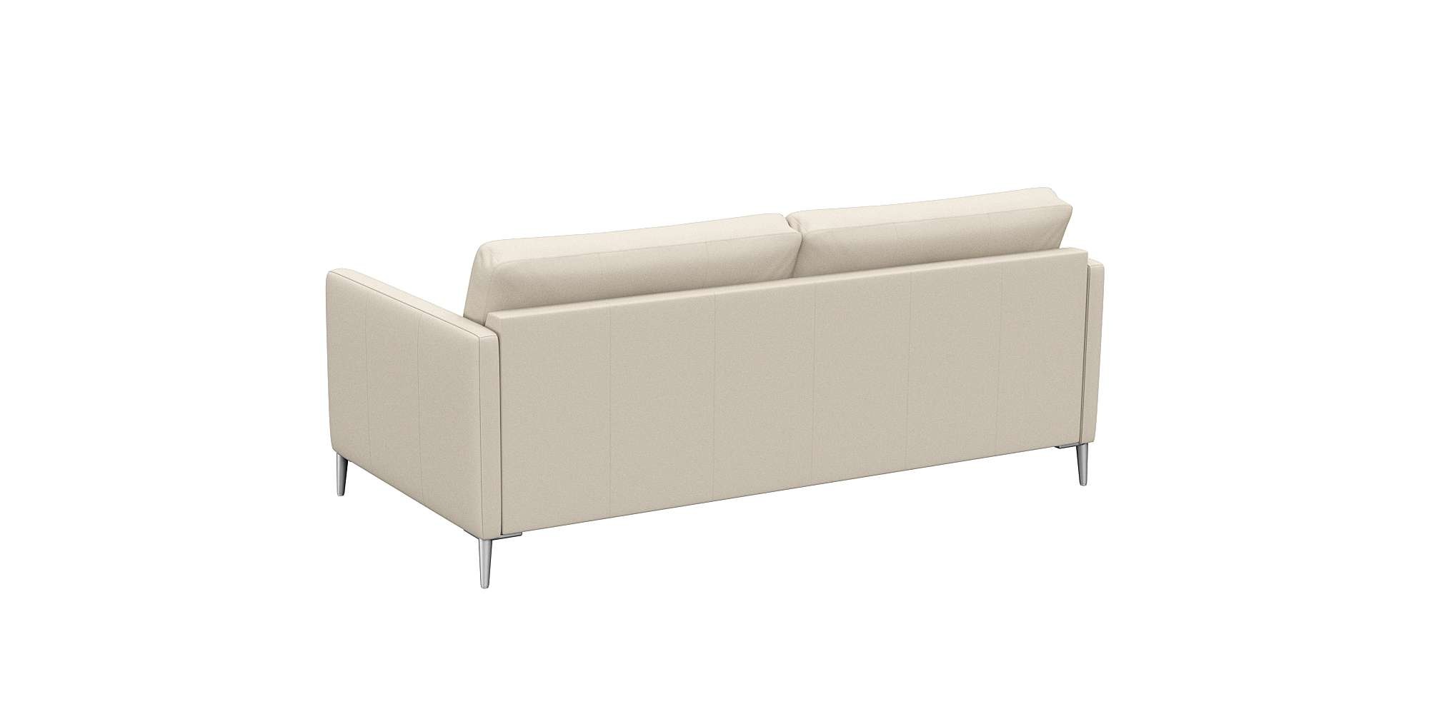 FLEXLUX 2,5-Sitzer »Fiore, super Sitzkomfort durch Kaltschaum im Sitz«, schmale Armlehnen, Füße Alu