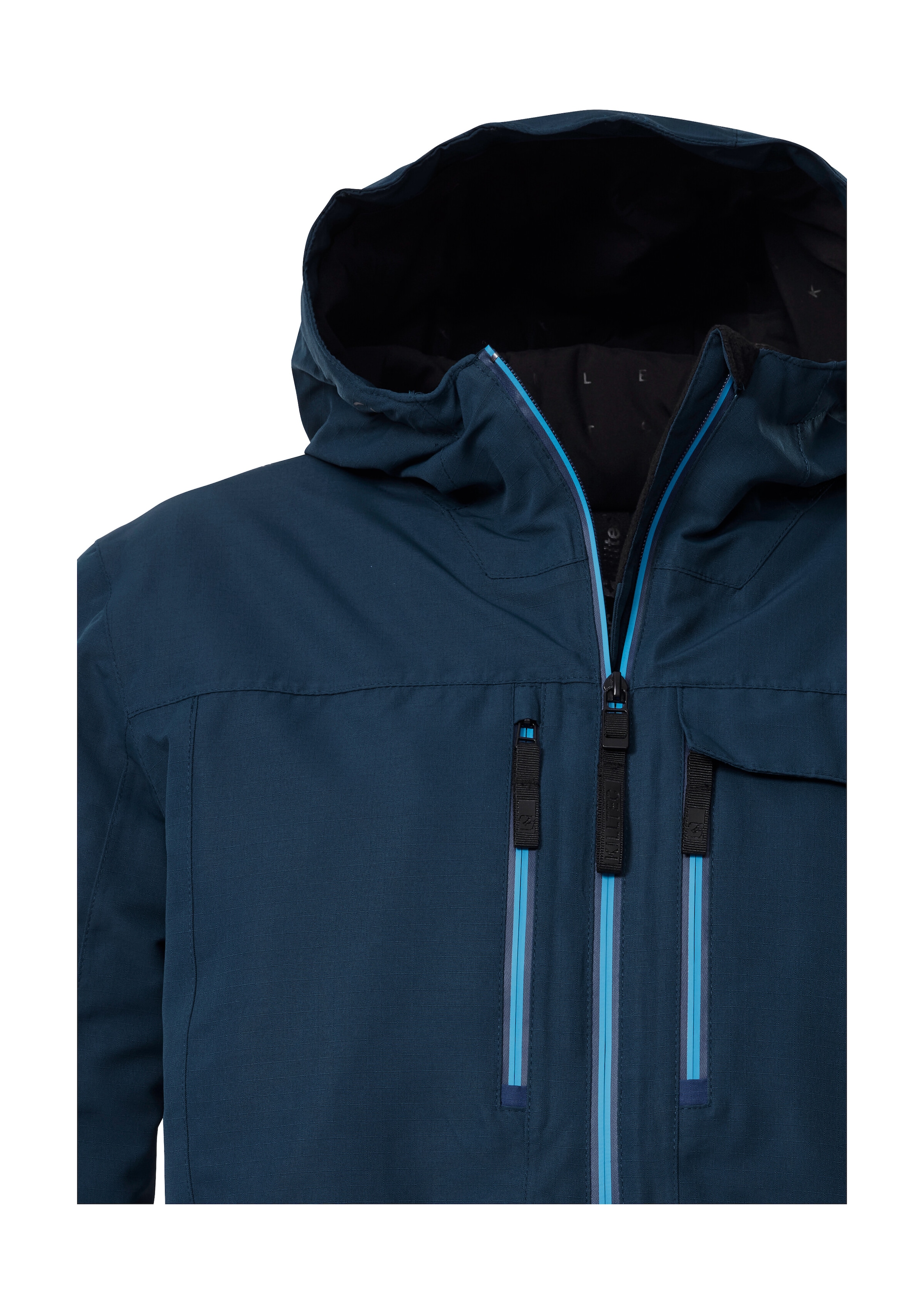 Killtec Skijacke »KSW 53 MN SKI JCKT«, Skijacke: wasserdicht, atmungsaktiv, Colourblock, viele Taschen