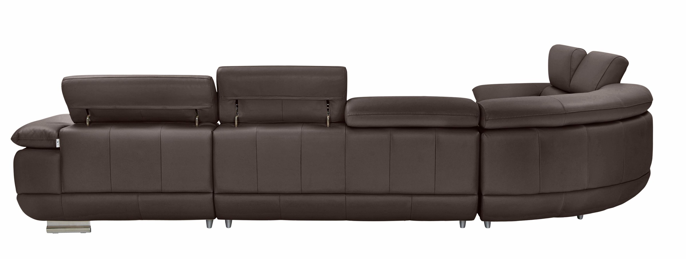 CALIA ITALIA Wohnlandschaft »Magic, italienisches Sofa zum Träumen, erstklassiger Sitzkomfort«, verstellbaren Kopfstützen zum Relaxen, in 2 Lederqualitäten, U-Form