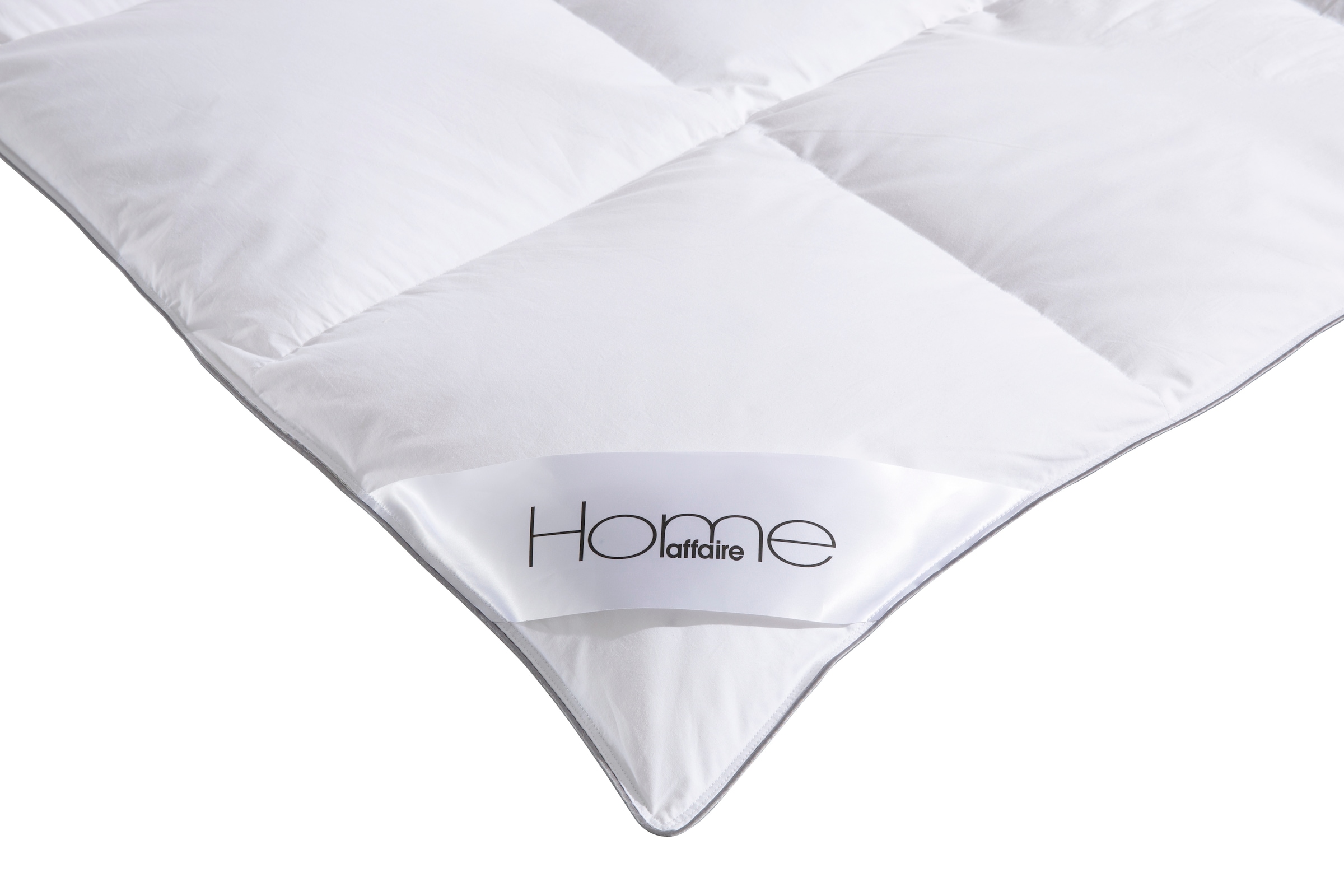 Home affaire Daunenbettdecke »Tamins, Bettdecke 135x200 cm, 155x220 cm, Made in Germany«, extrawarm, Füllung 100% Daunen, Bezug 100% Baumwolle, (1 St.), Sommer, Winter, Decke, Made in Germany, Allergiker geeignet (NOMITE)