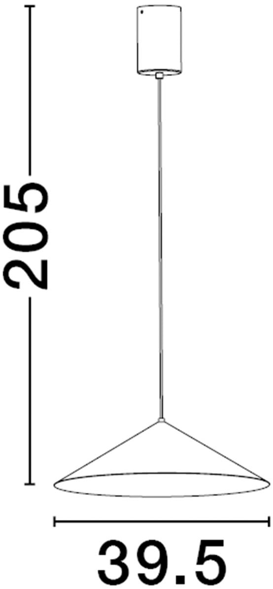 Nova Luce Pendelleuchte »LUI«, 1 flammig