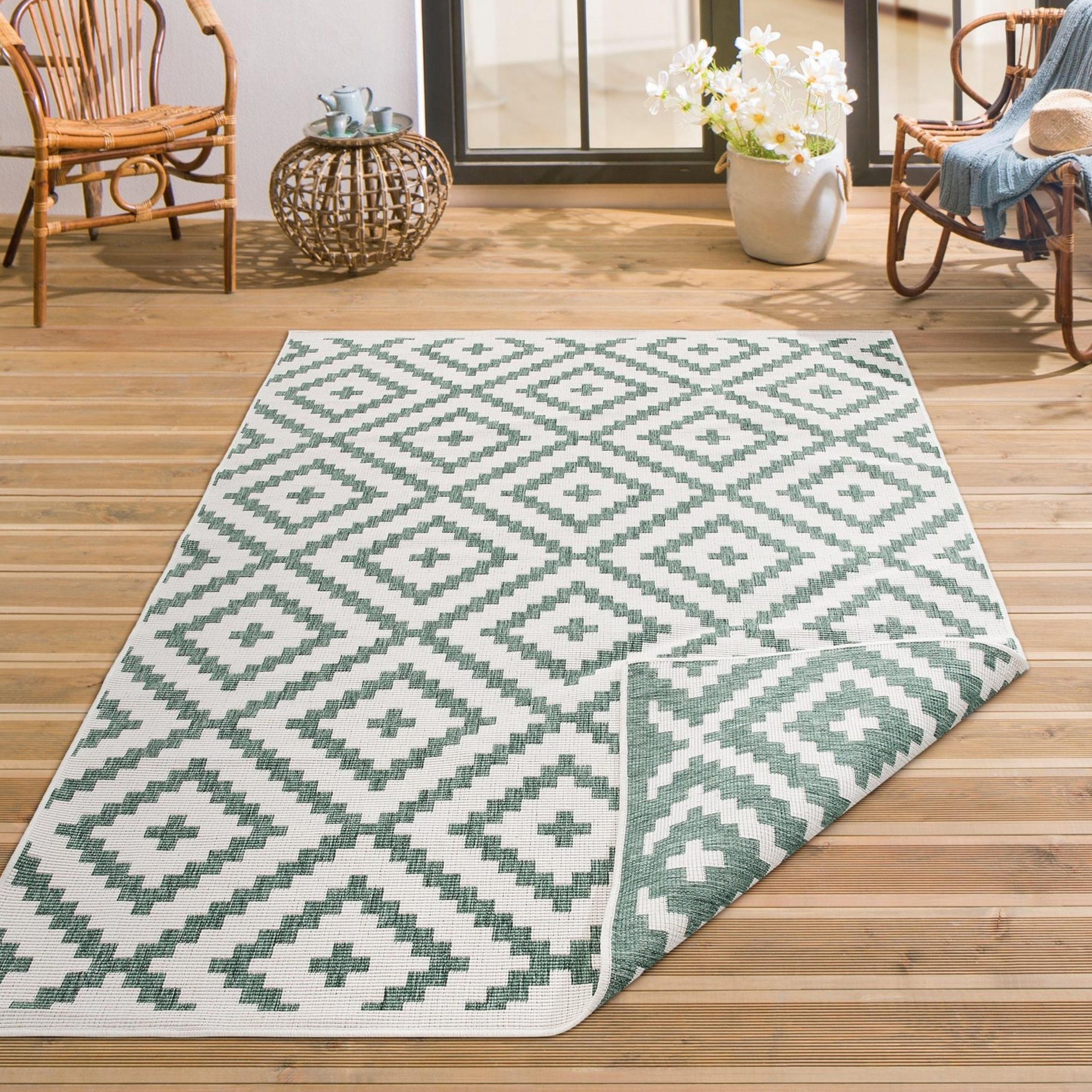 my home Teppich Ronda Wendeteppich, rechteckig, günstig online kaufen