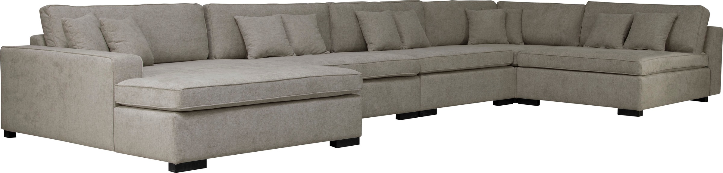 Guido Maria Kretschmer Home&Living Wohnlandschaft »Skara XXL U-Form«, Lounge-Sofa XXL mit Federkern-Polsterung, in vielen Bezugsvarianten