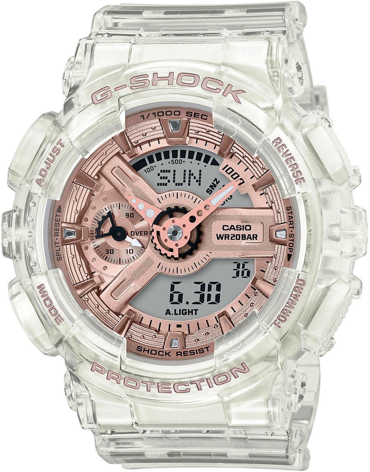 CASIO G-SHOCK Chronograph »GMA-S110SR-7AER«, Quarzuhr, Armbanduhr, Damen, H günstig online kaufen