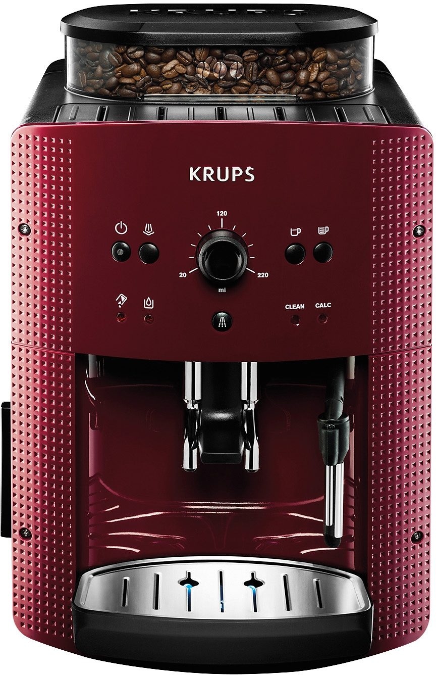 Krups Kaffeevollautomat »EA8107 Arabica« 2-Tassen-Funktion, manueller Dampfdüse, 2 voreingestelle Kaffeestärken