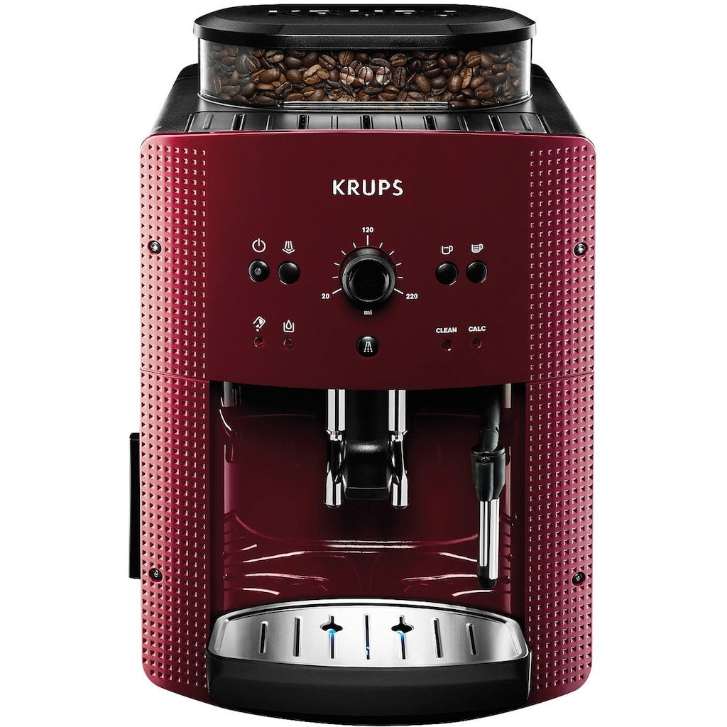 Krups Kaffeevollautomat »EA8107 Arabica«, 2-Tassen-Funktion, manueller Dampfdüse, 2 voreingestelle Kaffeestärken