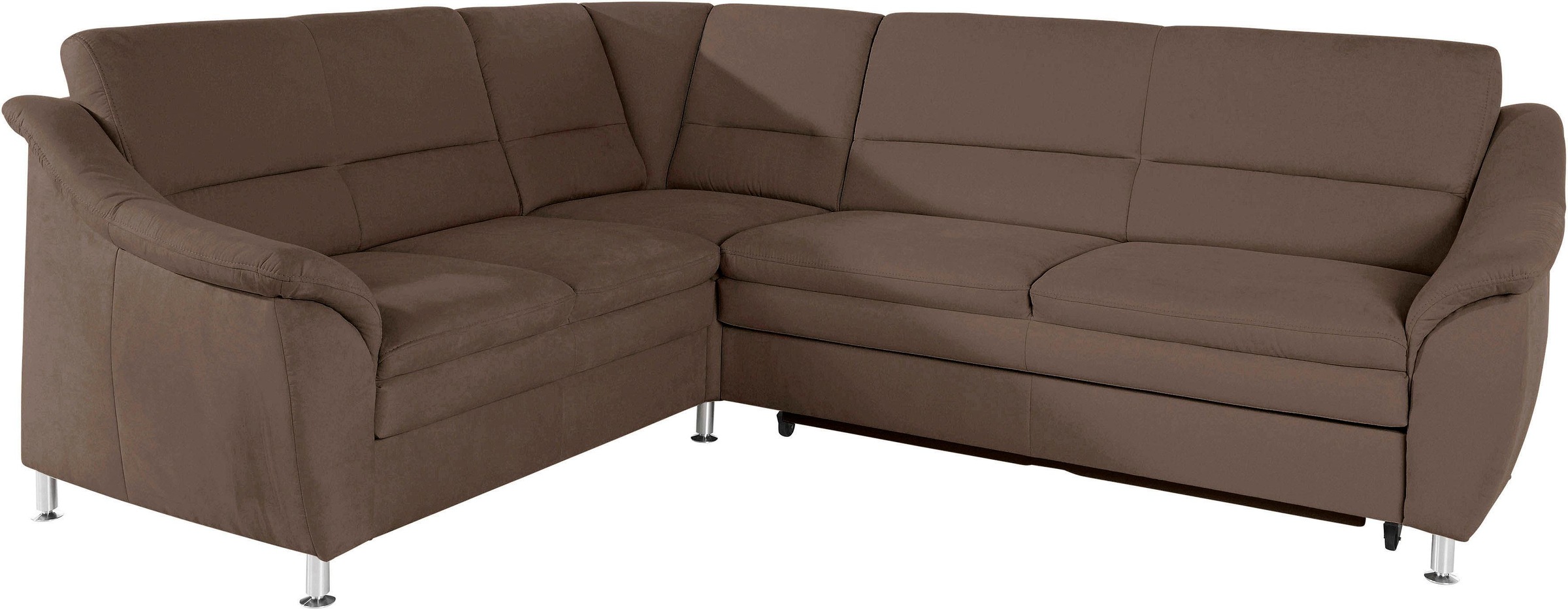 Places of Style Ecksofa »Cardoso L-Form«, Federkern, wahlweise mit Bett, Sc günstig online kaufen