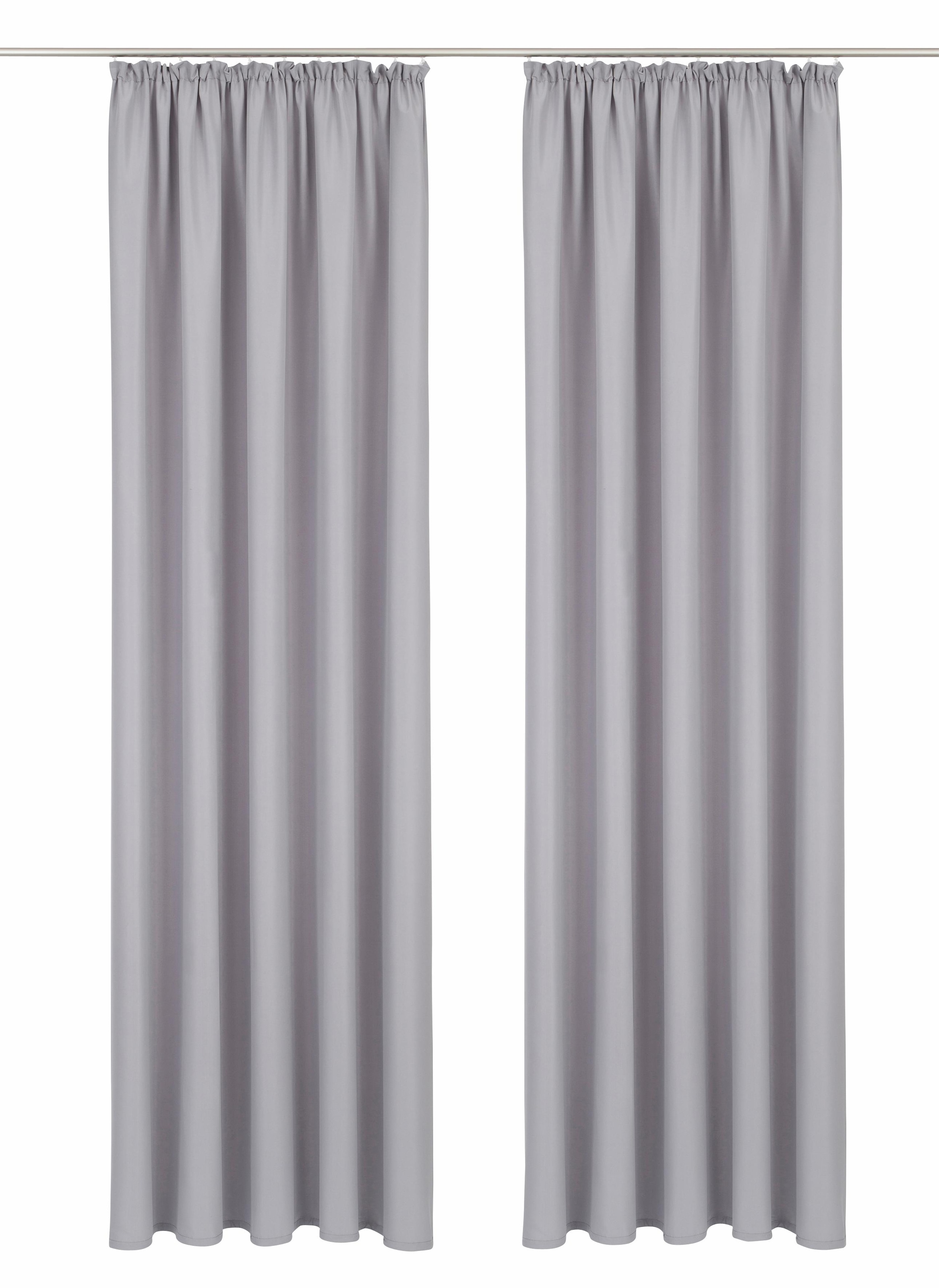 Bruno Banani Vorhang »Lagan«, (2 St.), 2-er Set, gewebt, Microfaser, versch. Größen, einfarbig, Bestseller