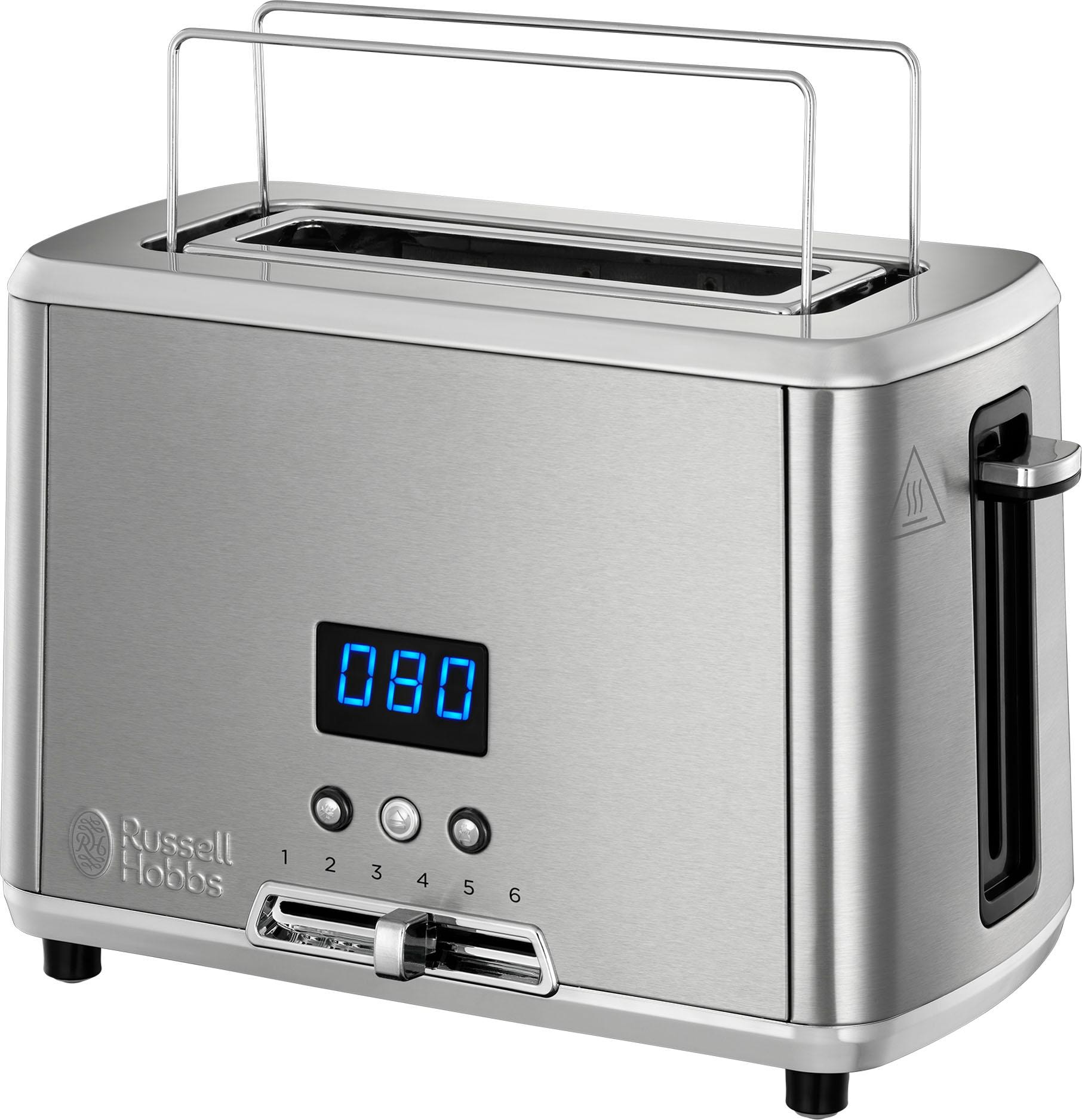 1 W RUSSELL HOBBS langer kaufen Toaster Rechnung 820 Mini »Compact 24200-56«, Home auf Schlitz,