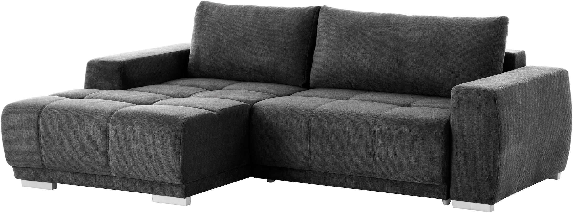 INOSIGN Ecksofa »Bolero L-Form«, wahlweise mit Bettfunktion & Bettkasten