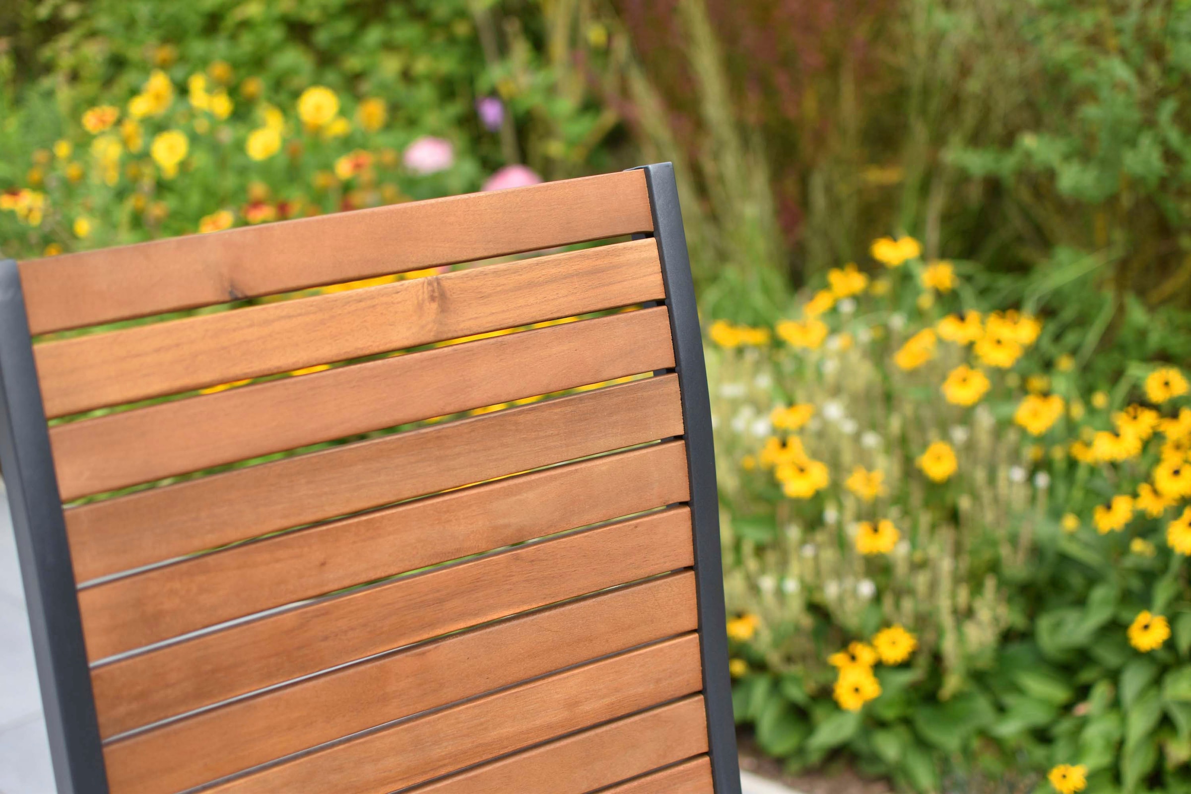 MERXX Garten-Essgruppe »Santorin« Set, 13 tlg. inkl. 6 Klappsessel, 6 Auflagen, 1 Ausziehtisch