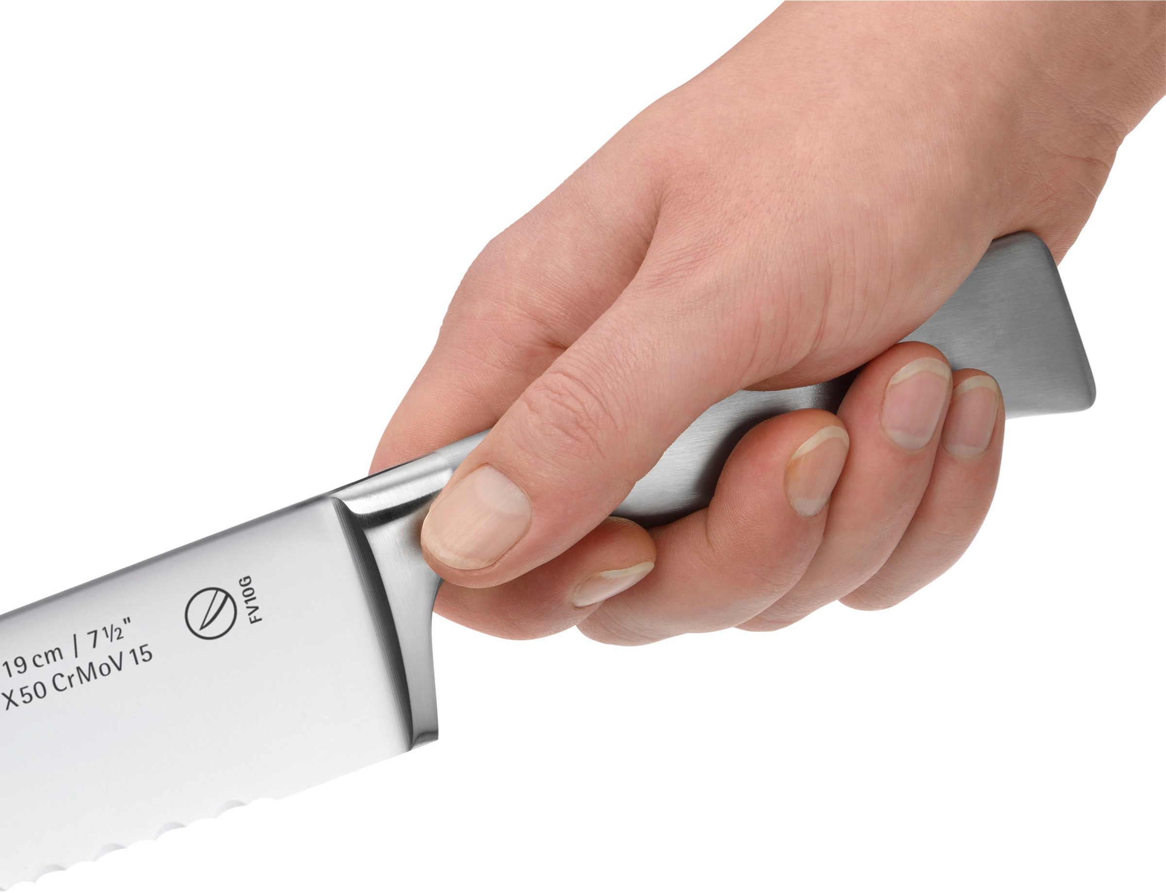 WMF Brotmesser »Grand Gourmet« Doppelwellenschliff, Performance Cut, Made i günstig online kaufen