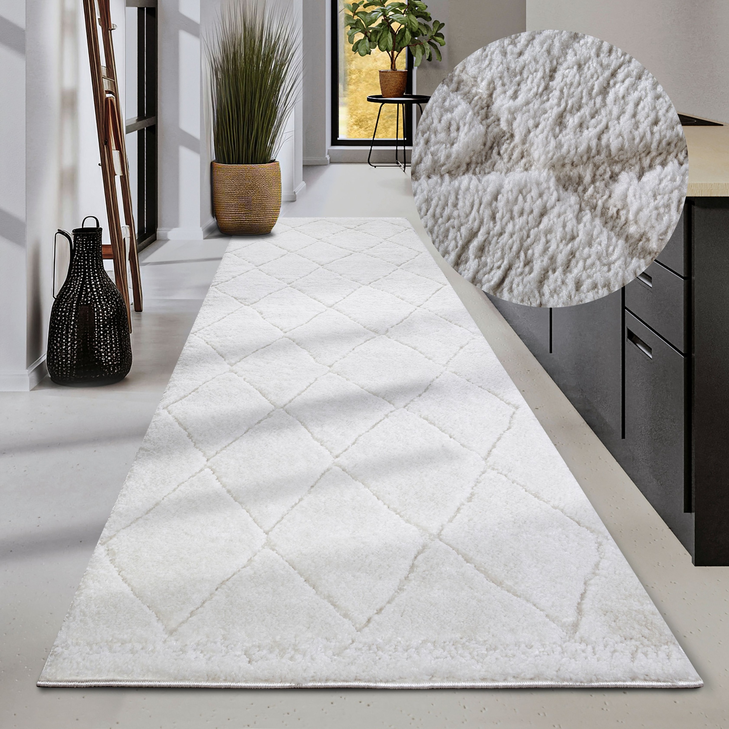 ELLE DECORATION Designteppich »Perrotin«, rechteckig, 18 mm Höhe, Läufer, S günstig online kaufen