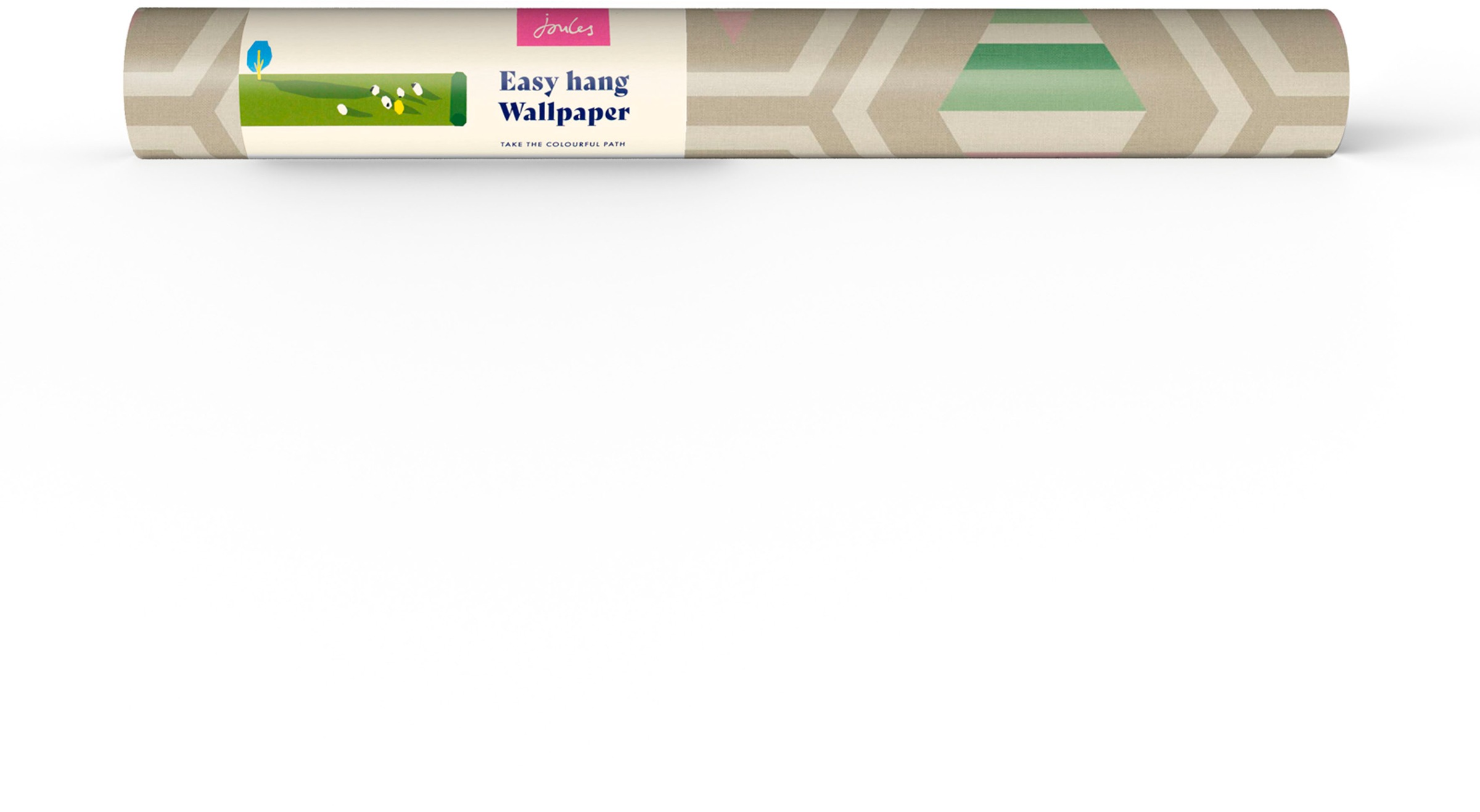 Joules Vliestapete »Hallaton Kilim Garden Greens« 3D-Optik glatt 3D-Optik