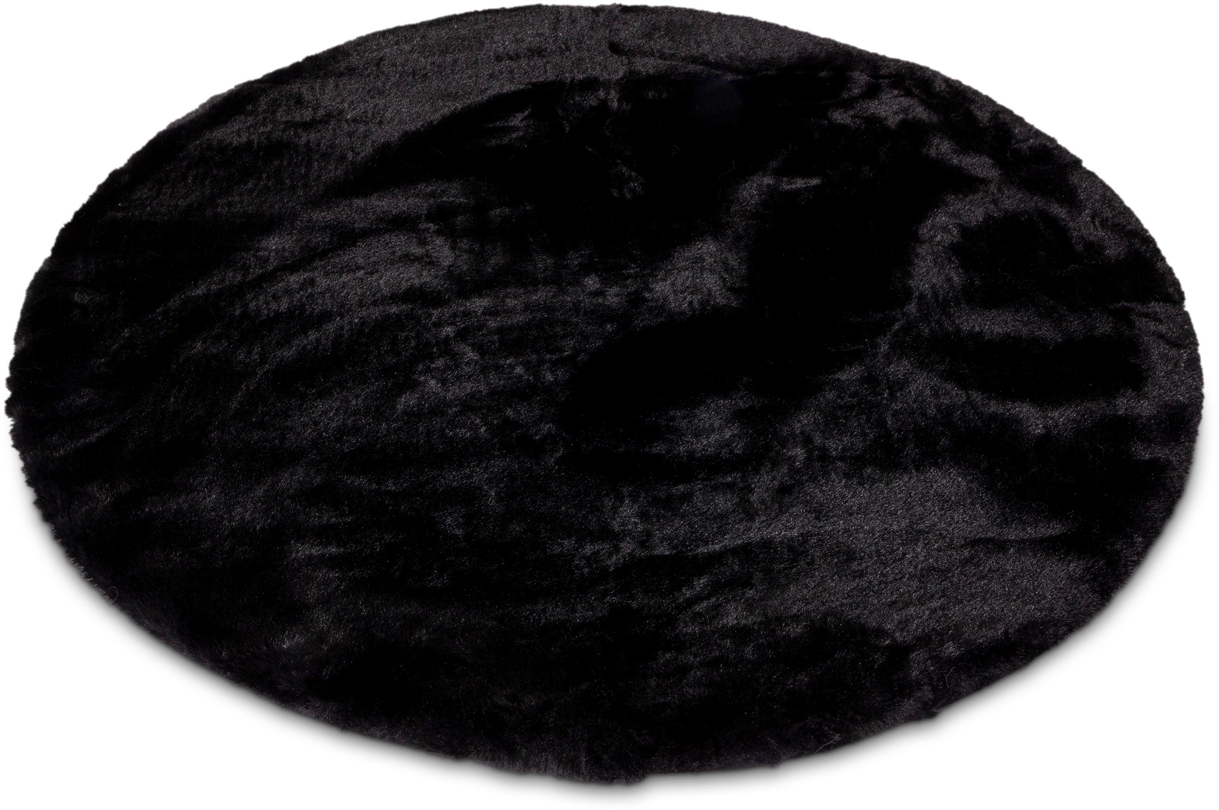 Gino Falcone Fellteppich »Kuschelteppich Chiara«, rund, 30 mm Höhe, Kunstfe günstig online kaufen