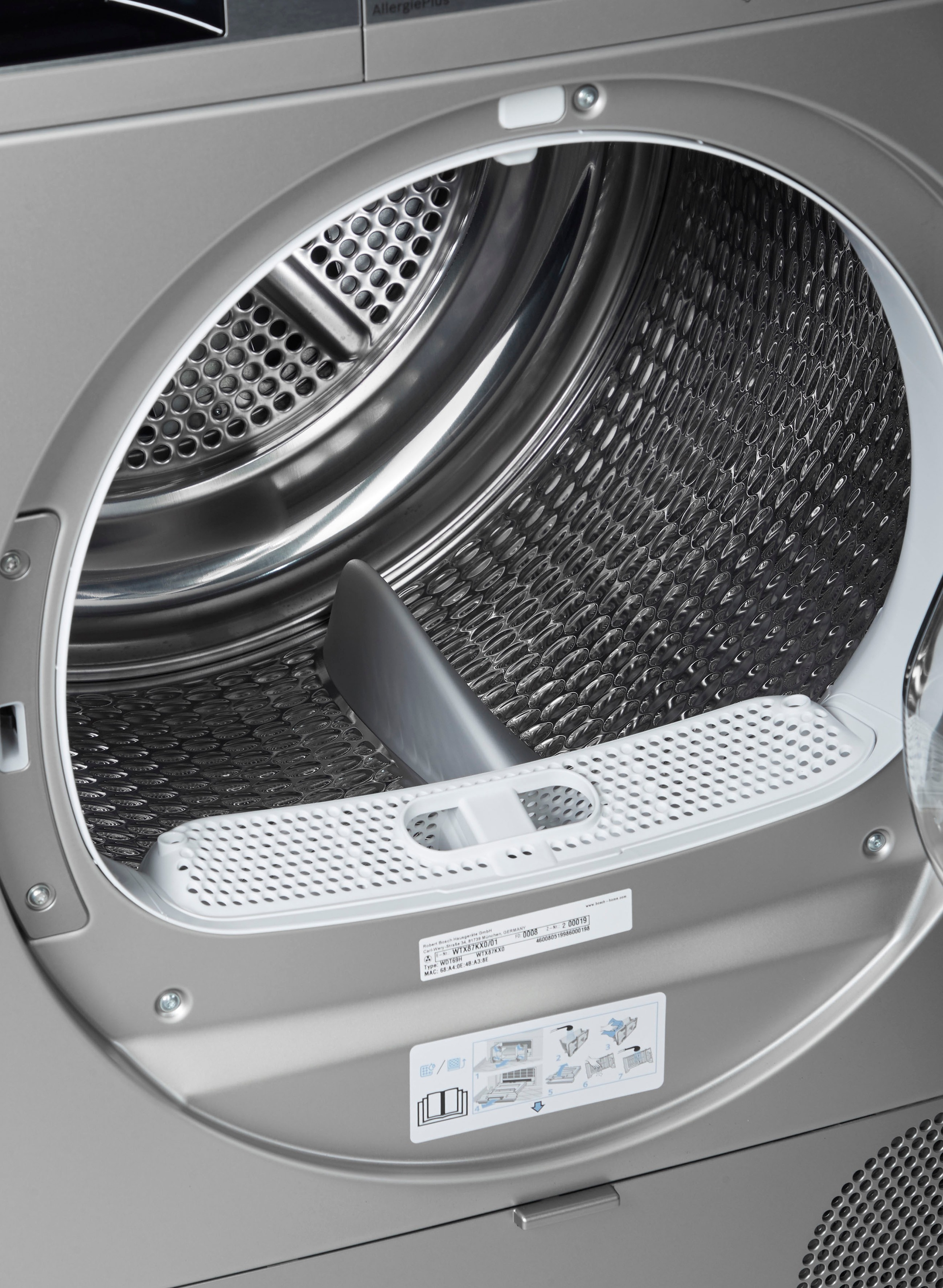 BOSCH Wärmepumpentrockner »WTX87KX0«, 9 kg
