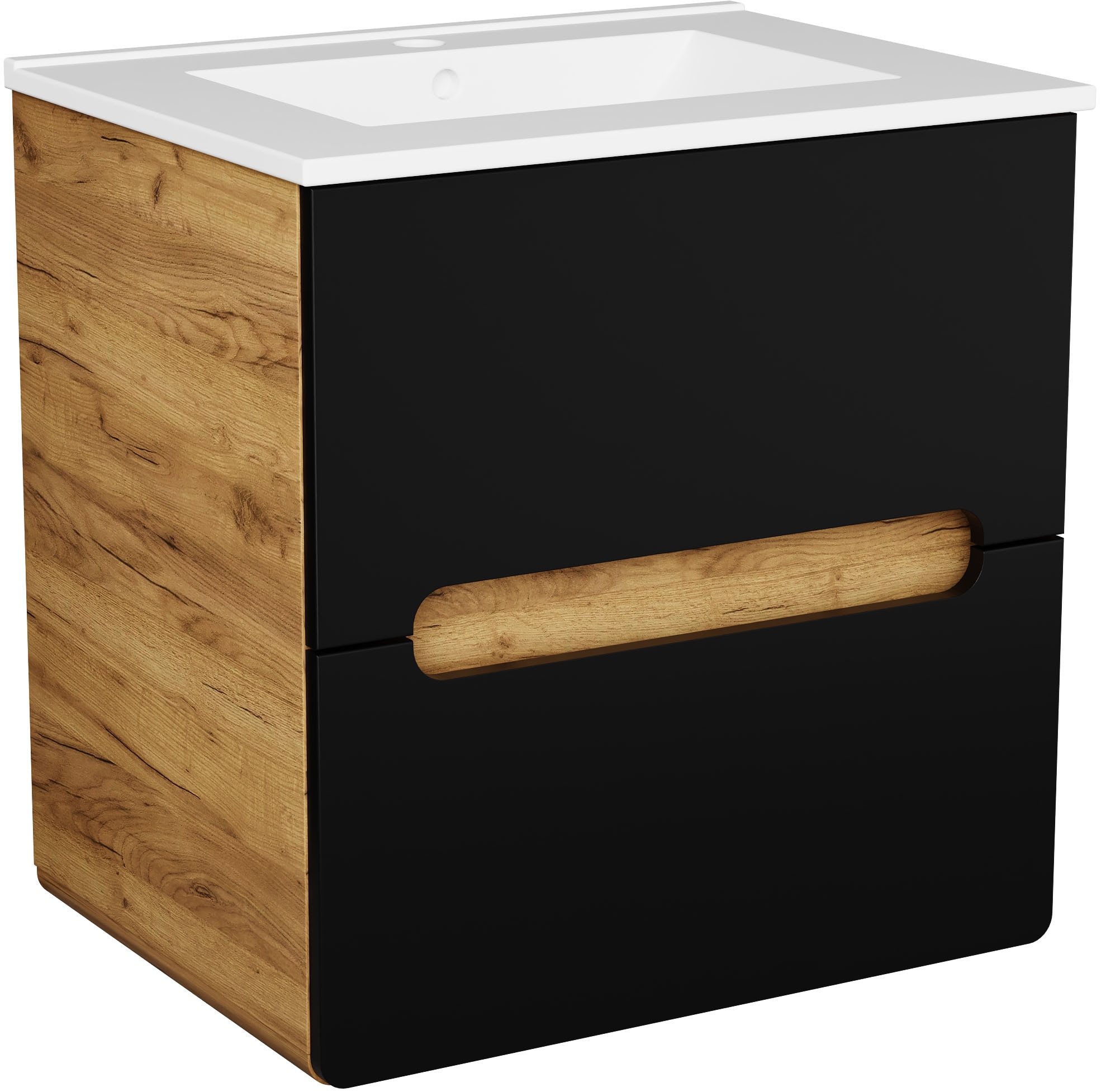 welltime Waschtisch »Lupo«, Badschrank mit Waschbecken,Soft Close,in versch günstig online kaufen