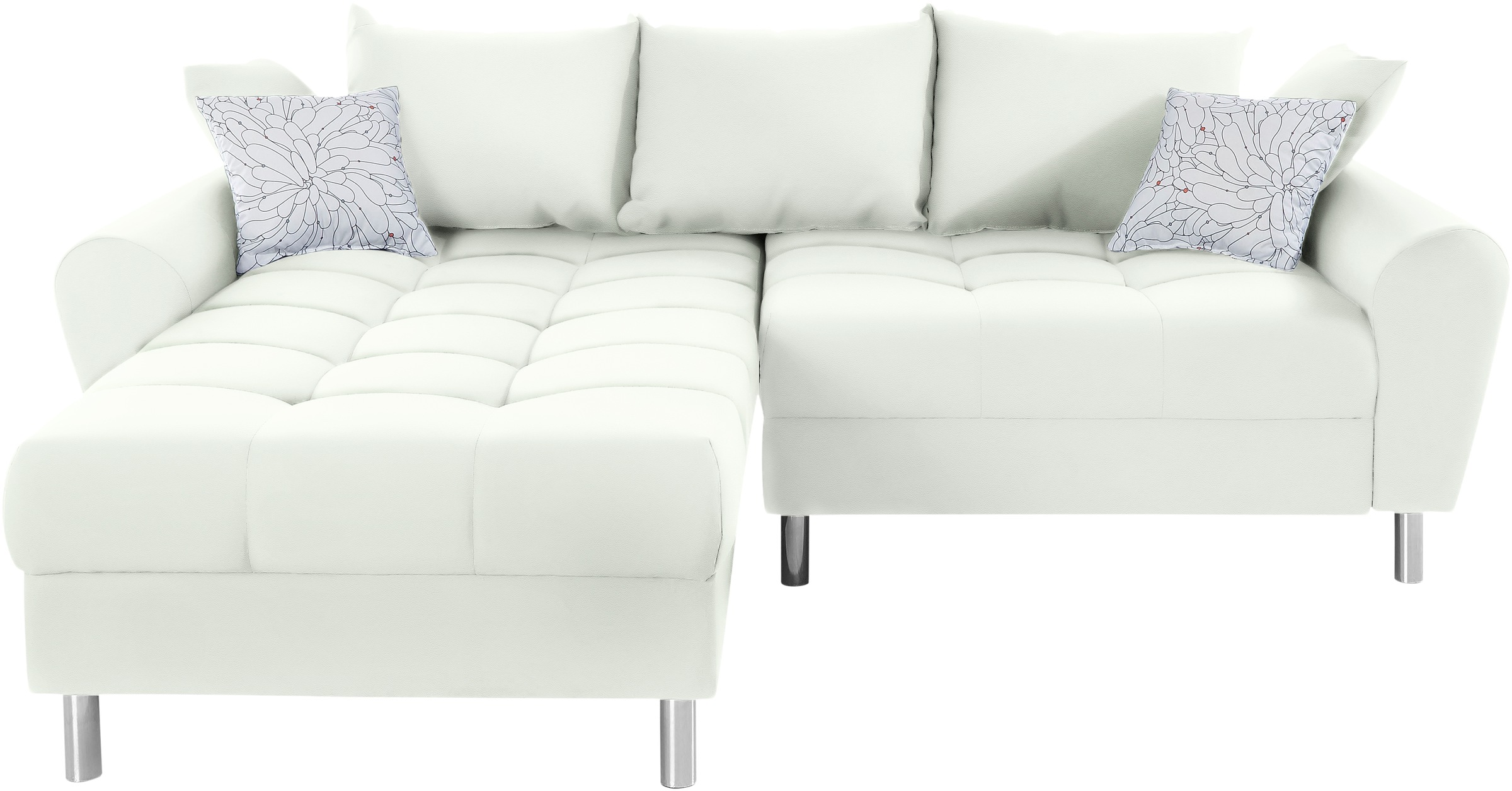 Ecksofa »Rada L-Form«, inklusive Hocker, Bettfunktion und Federkern