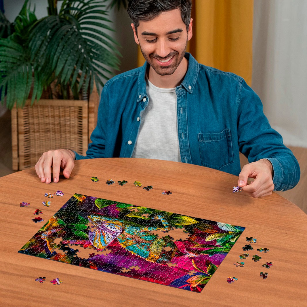 Ravensburger Puzzle »Colorful Animals, Chameleon«, Made in Germany