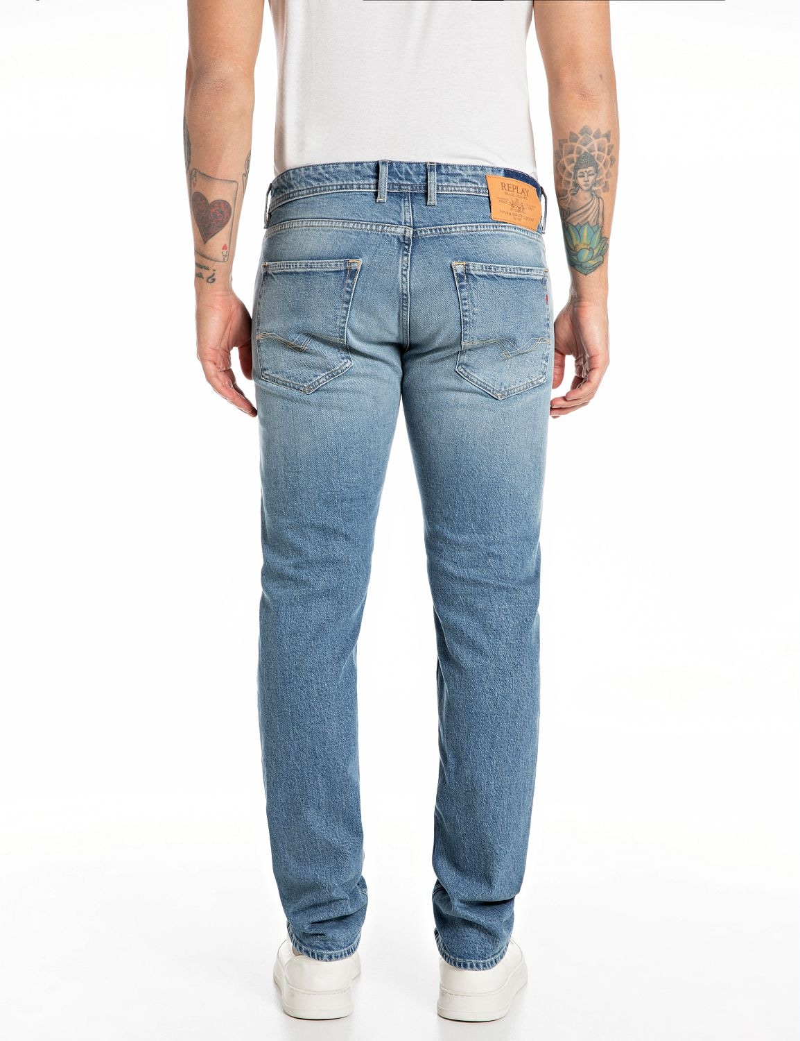 Replay Straight-Jeans »GROVER«, in vielen verschiedenen Waschungen, mit Stretch