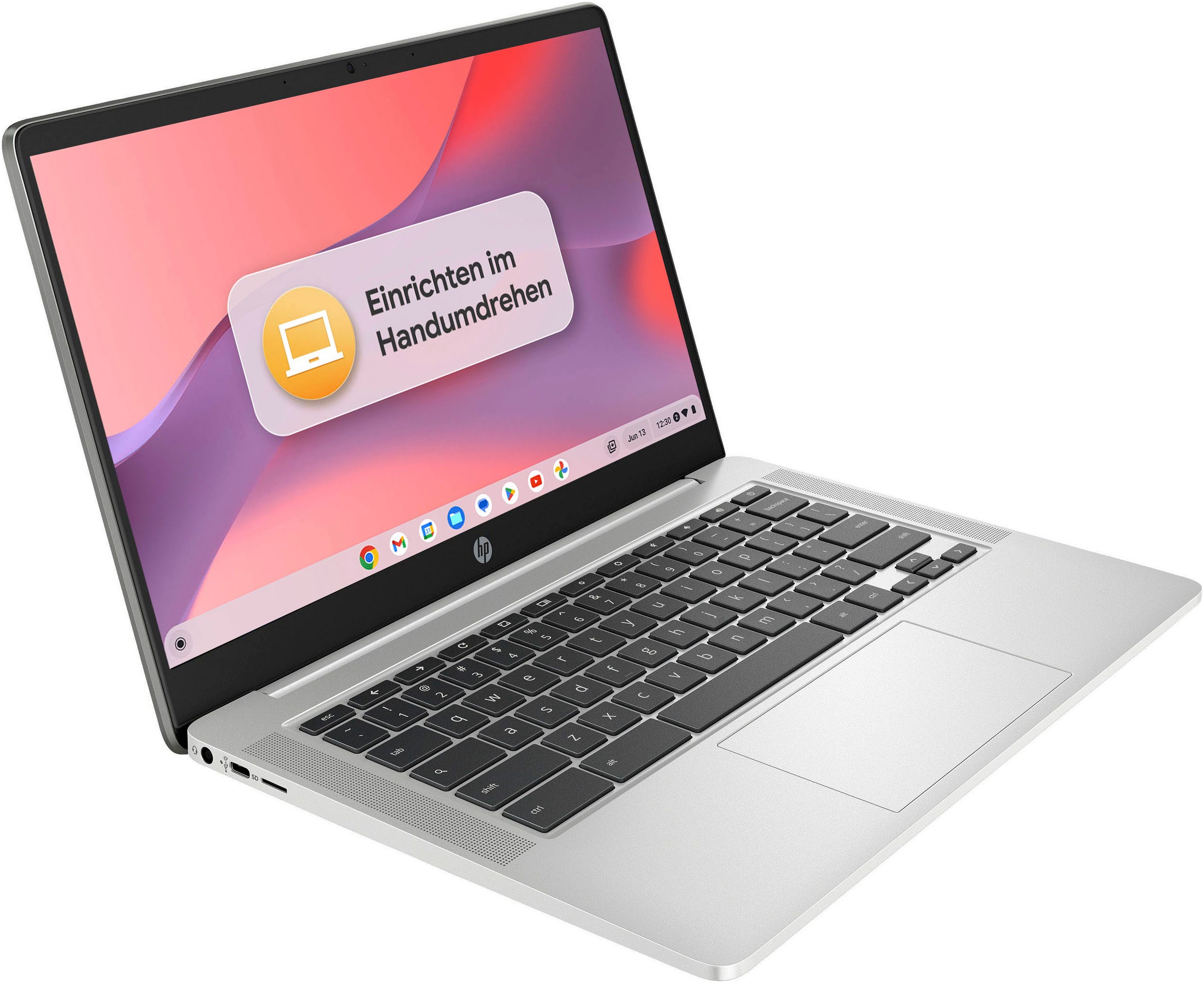 HP Chromebook »14a-na0221ng«, 35,6 cm, / 14 Zoll, Intel, Celeron, UHD Graphics 600, ChromeOS