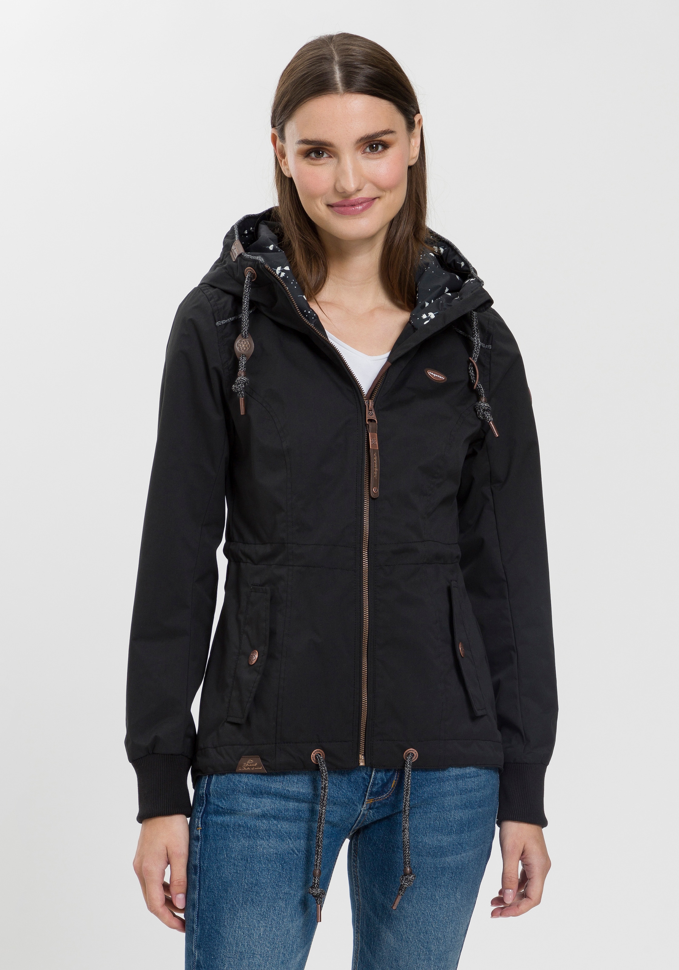 Ragwear Outdoorjacke »DANKA« mit Kapuze Urban Streetwear- Übergangs-Style mit Kapuze