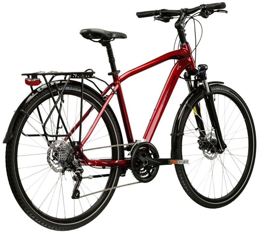 Kross Trekkingrad »Herren-Trekkingrad 28" Trans 9.0 Rot 30 Gänge« 30 Gang Shimano DEORE T6000 Schaltwerk Kettenschaltung