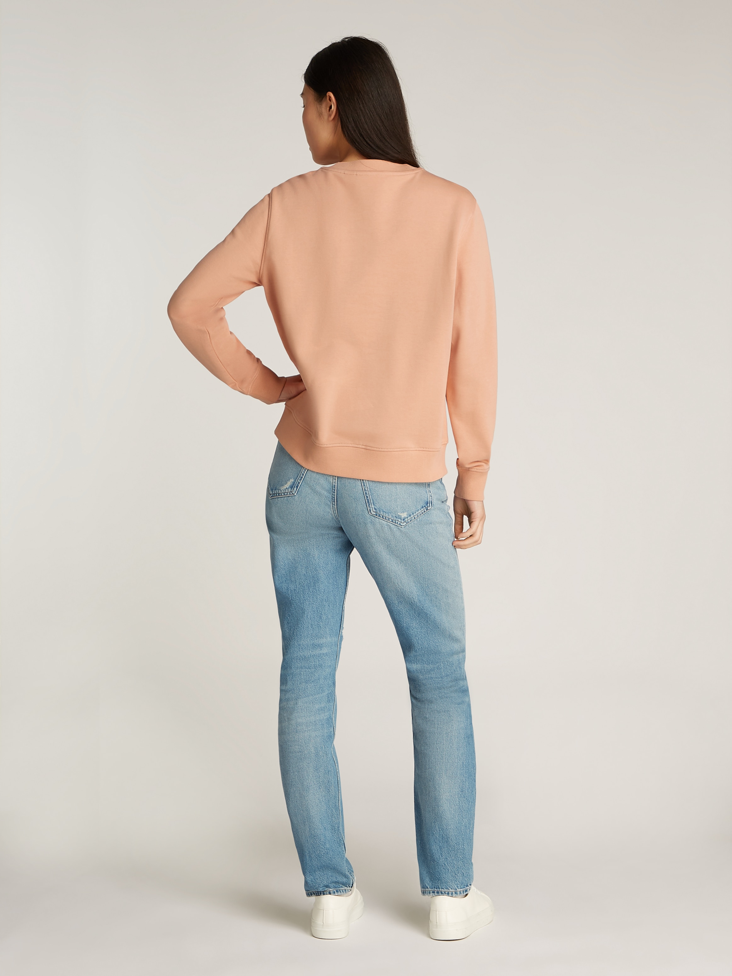 Calvin Klein Jeans Sweatshirt »GRADIENT MONOLOGO CREWNECK«, mit Logo