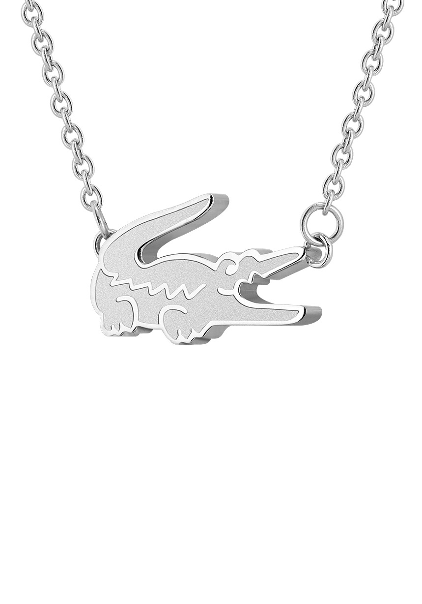 Lacoste Armband »Schmuck Edelstahl Armband Ankerkette CROCODILE«