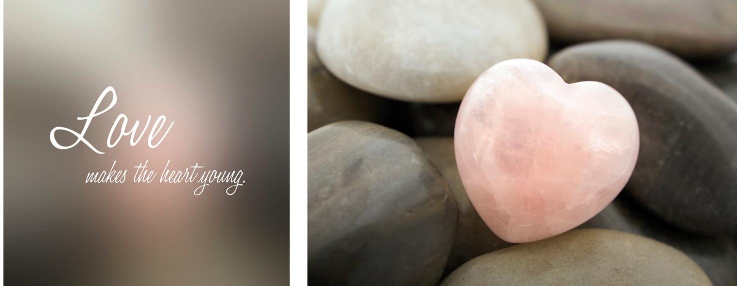 queence Leinwandbild »Love«, Herz-Herzbilder-Kunst-Modern-Spa-Spa Bilder-Sp günstig online kaufen