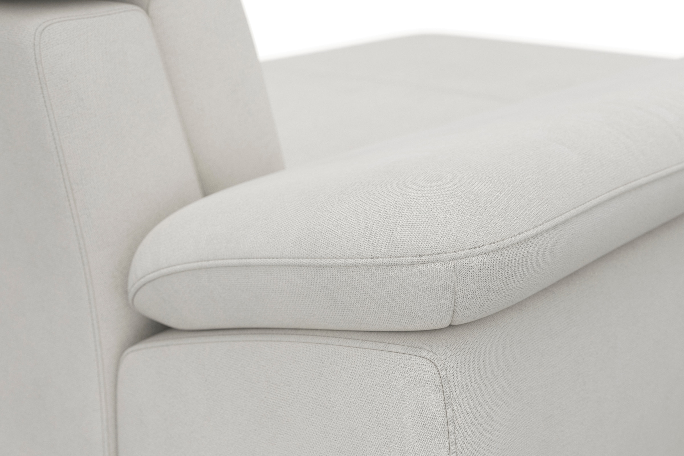 sit&more Wohnlandschaft »Cabrio U-Form, mit Sitztiefenverstellung, Arm- und Kopfteilverstellung«, 3 Nierenkissen, Federkern, optional Bettfunktion und Stauraum